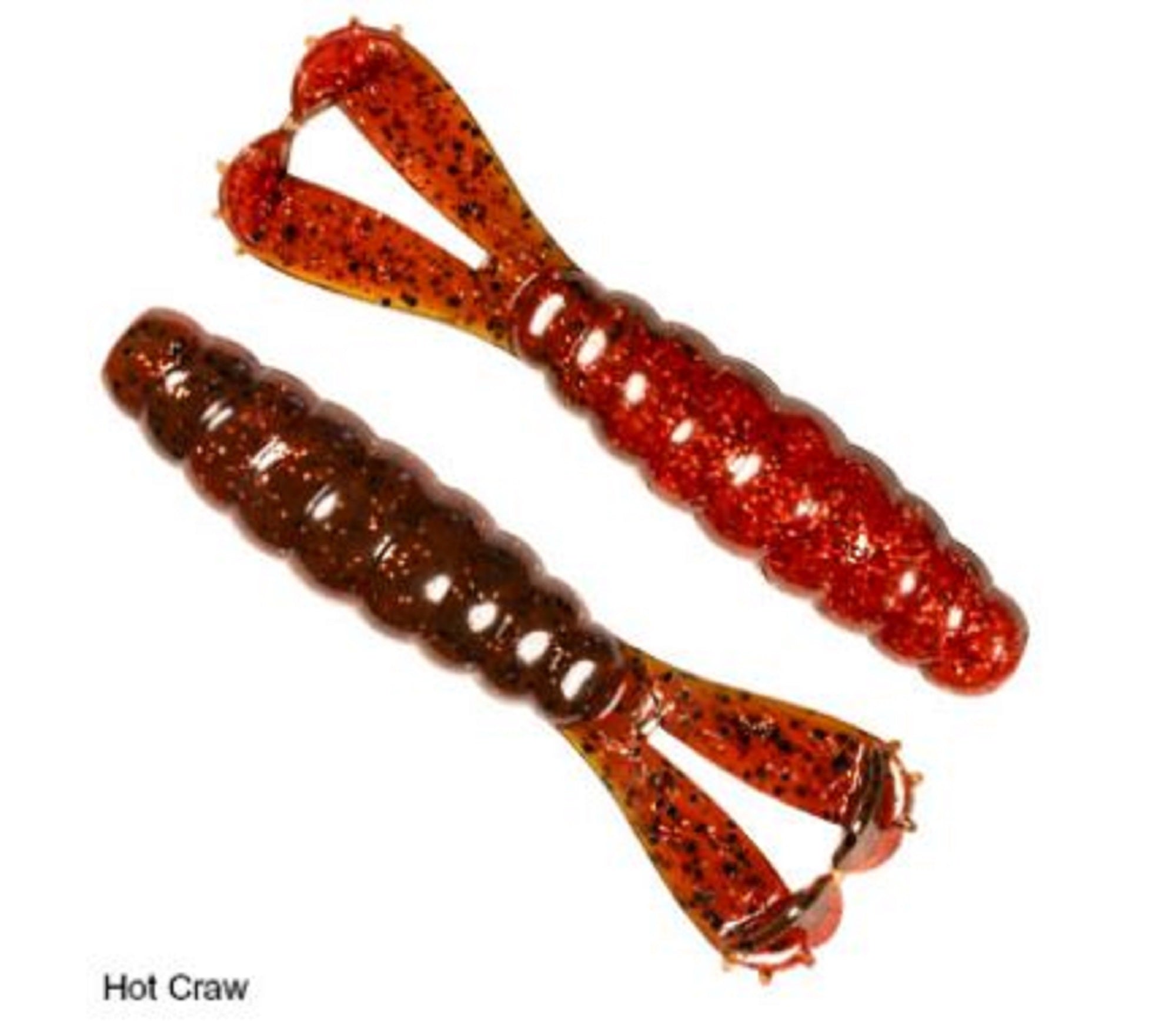 Zman Soft Lure Goat 3.75 Inch 4/Pack Hot Craw (4363)