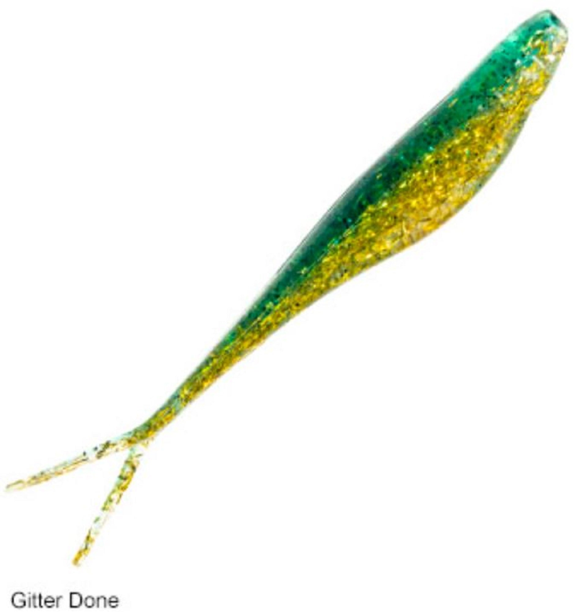 Zman Soft Lure Jerk ShadZ 5 Inch 5/Pack Gitter Done (4370)