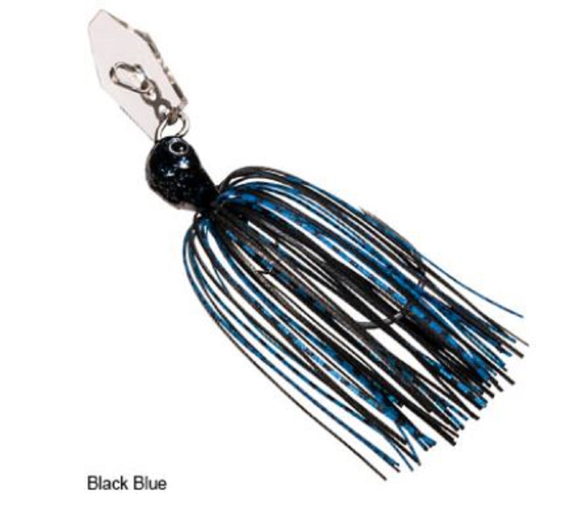 Zman Chatterbait Jackhammer Stealthblade 3/8 Oz Black Blue (4462)