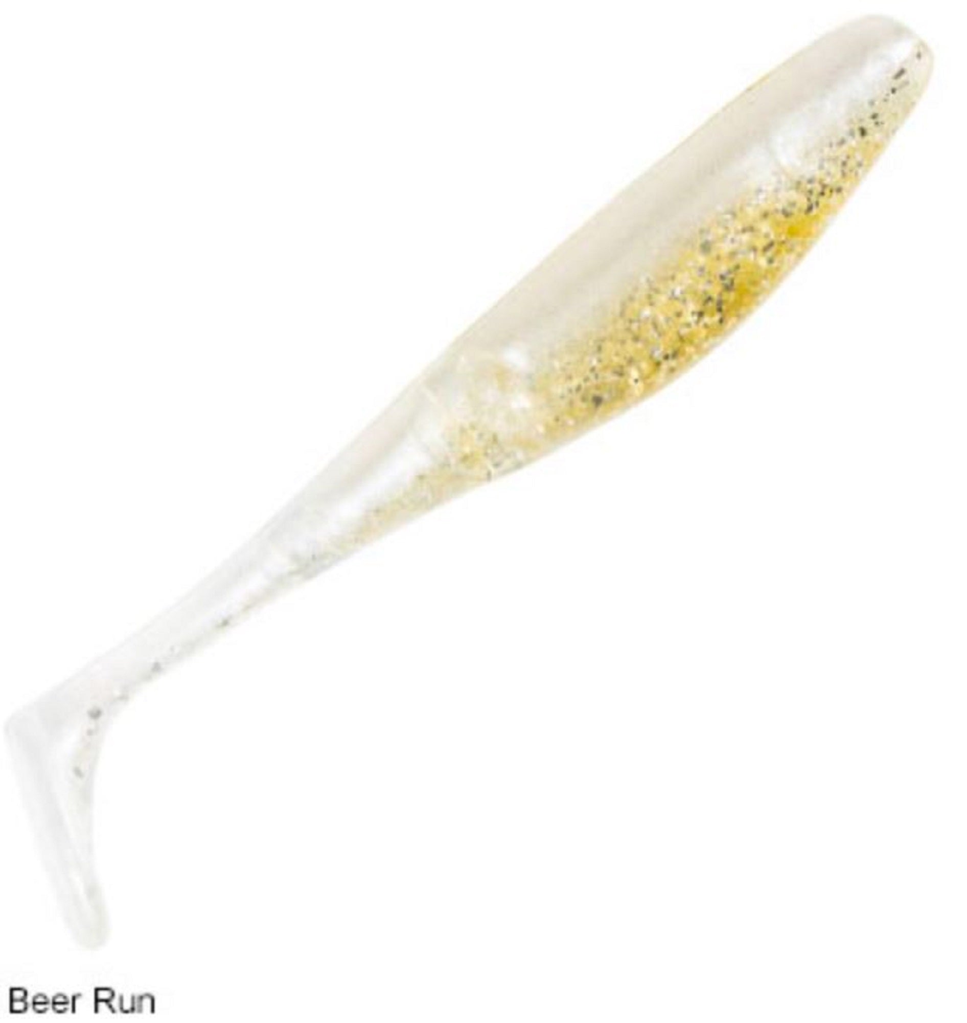 Zman Soft Lure Scented PaddlerZ 4 Inch 5/Pack Beer Run (4684)