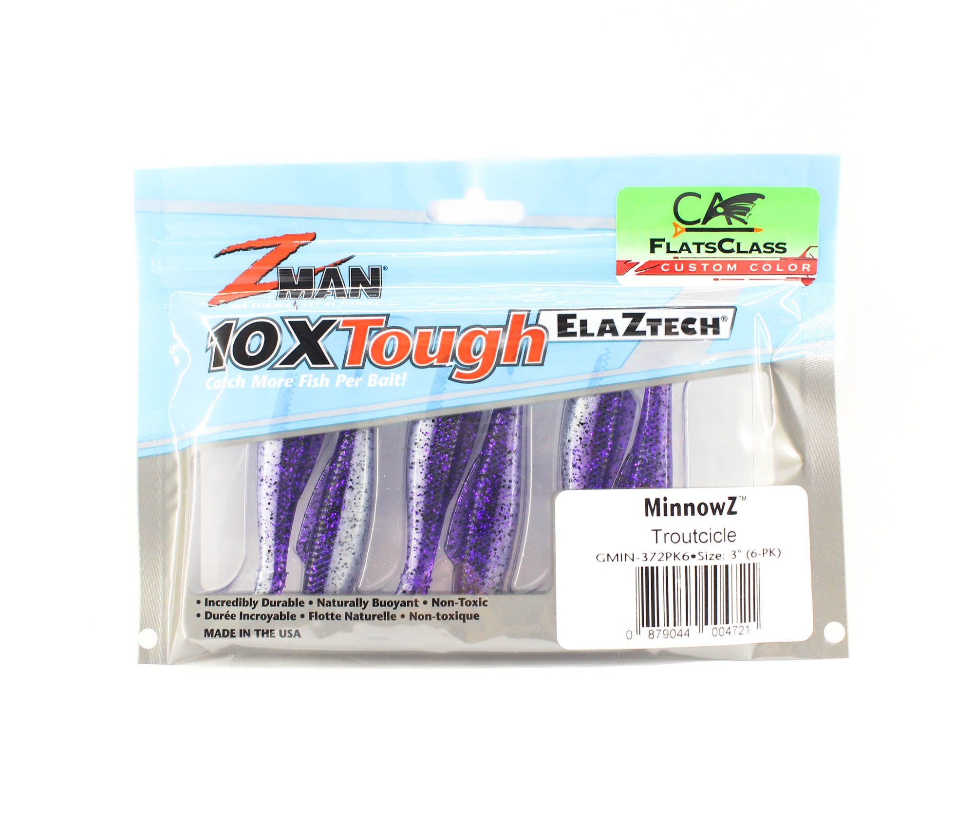 Zman Soft Lure MinnowZ 3 Inch 6/Pack Troutcicle (4721)
