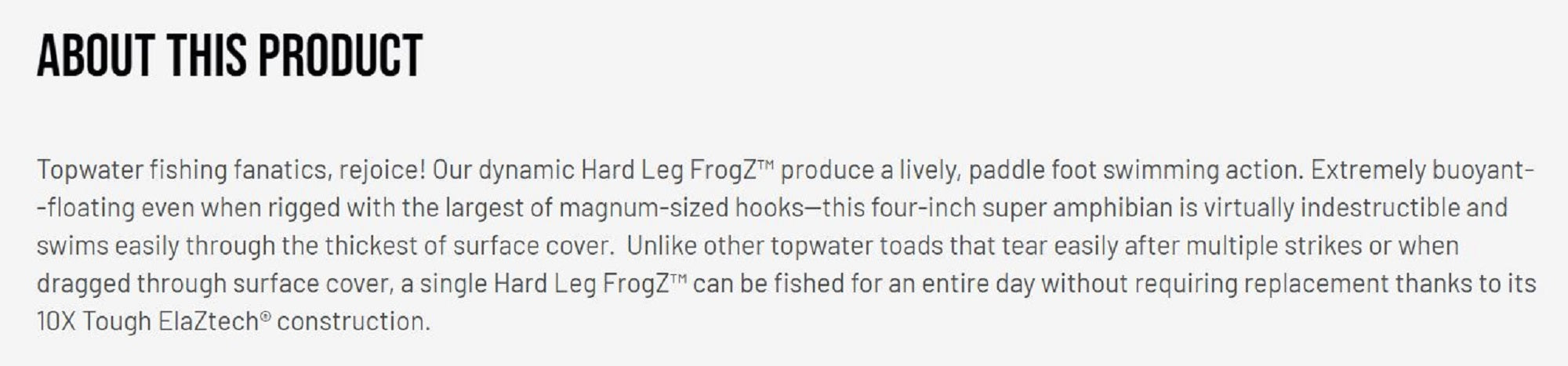 Zman Soft Lure Hard Leg Frogz 4 Inch 3/Pack Blue Back (4981)