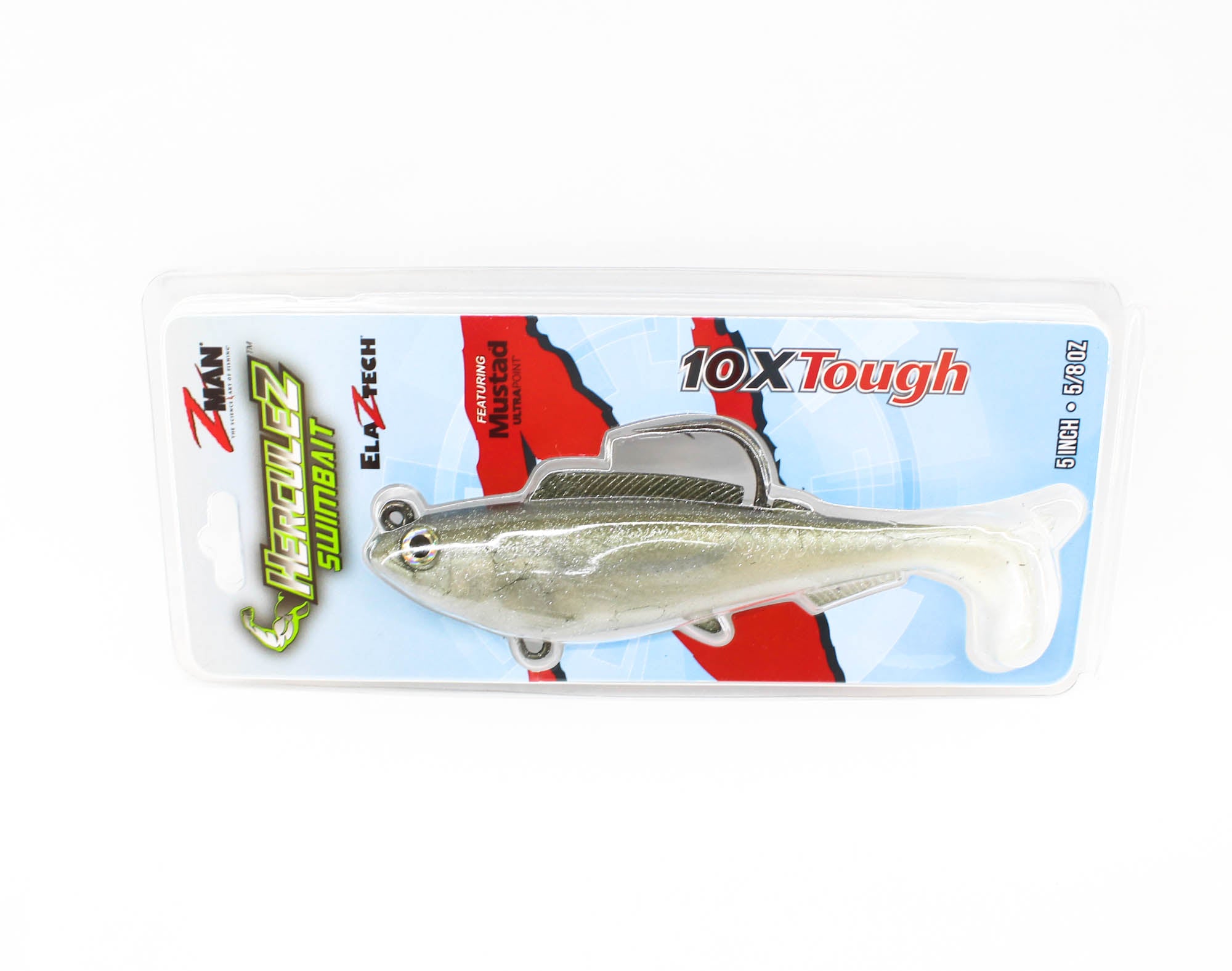 Zman Soft Lure Herculez Swimbait 5 Inch Shiner (5179)