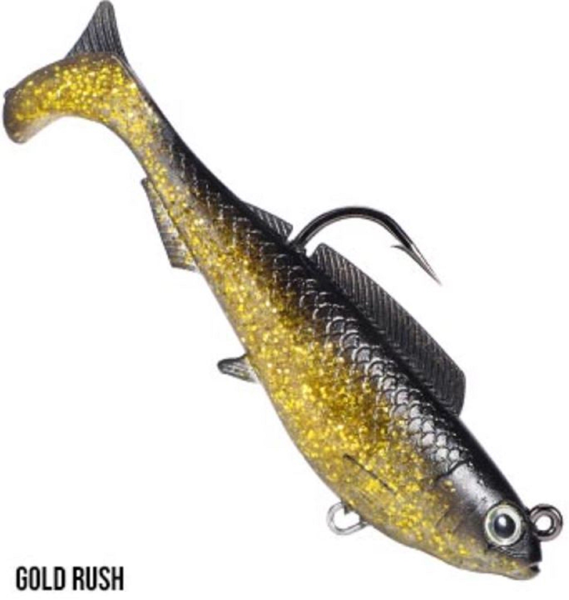 Zman Soft Lure Herculez Swimbait 5 Inch Gold Rush (5193)