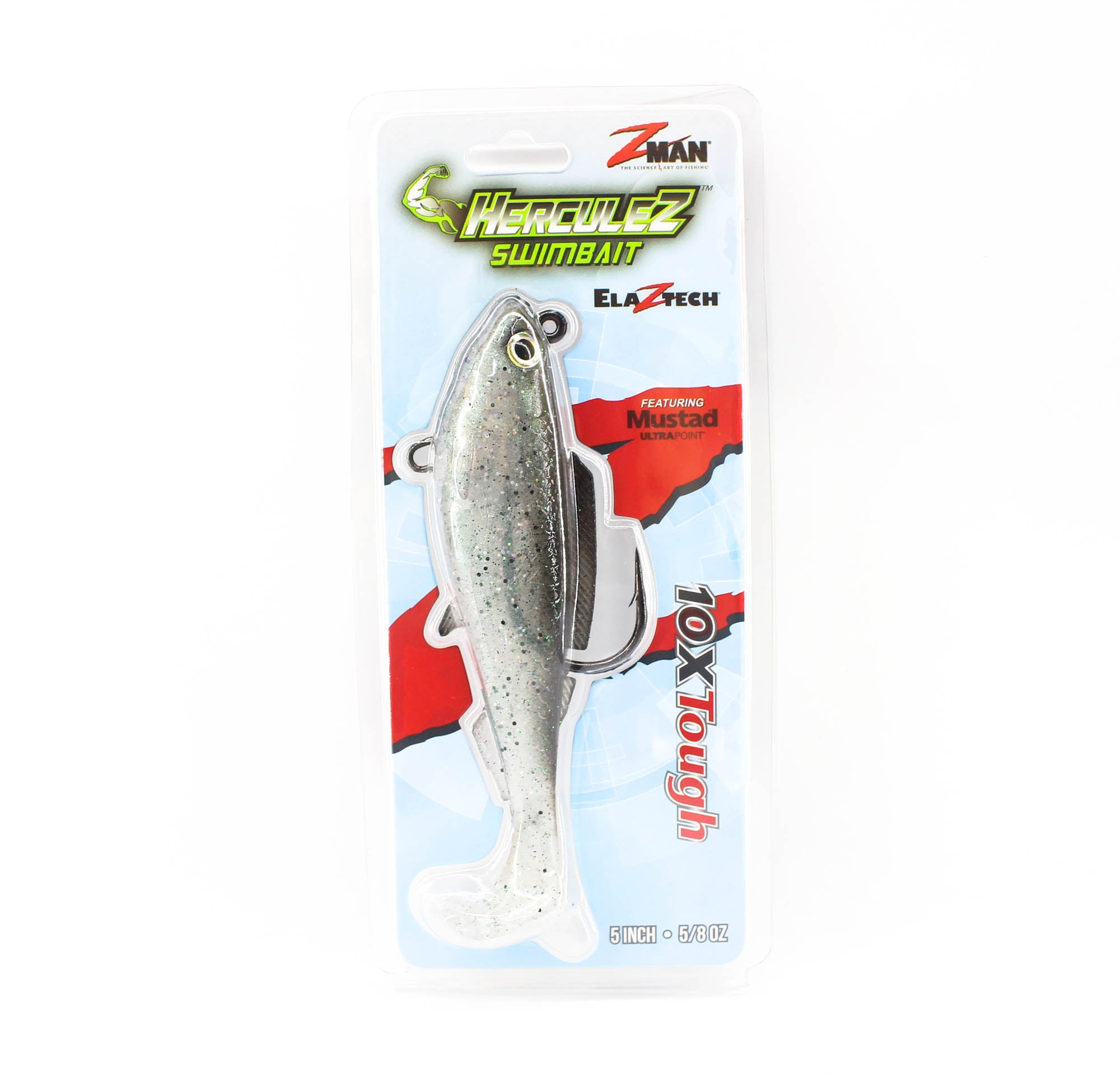Zman Soft Lure Herculez Swimbait 5 Inch Bad Shad (5209)