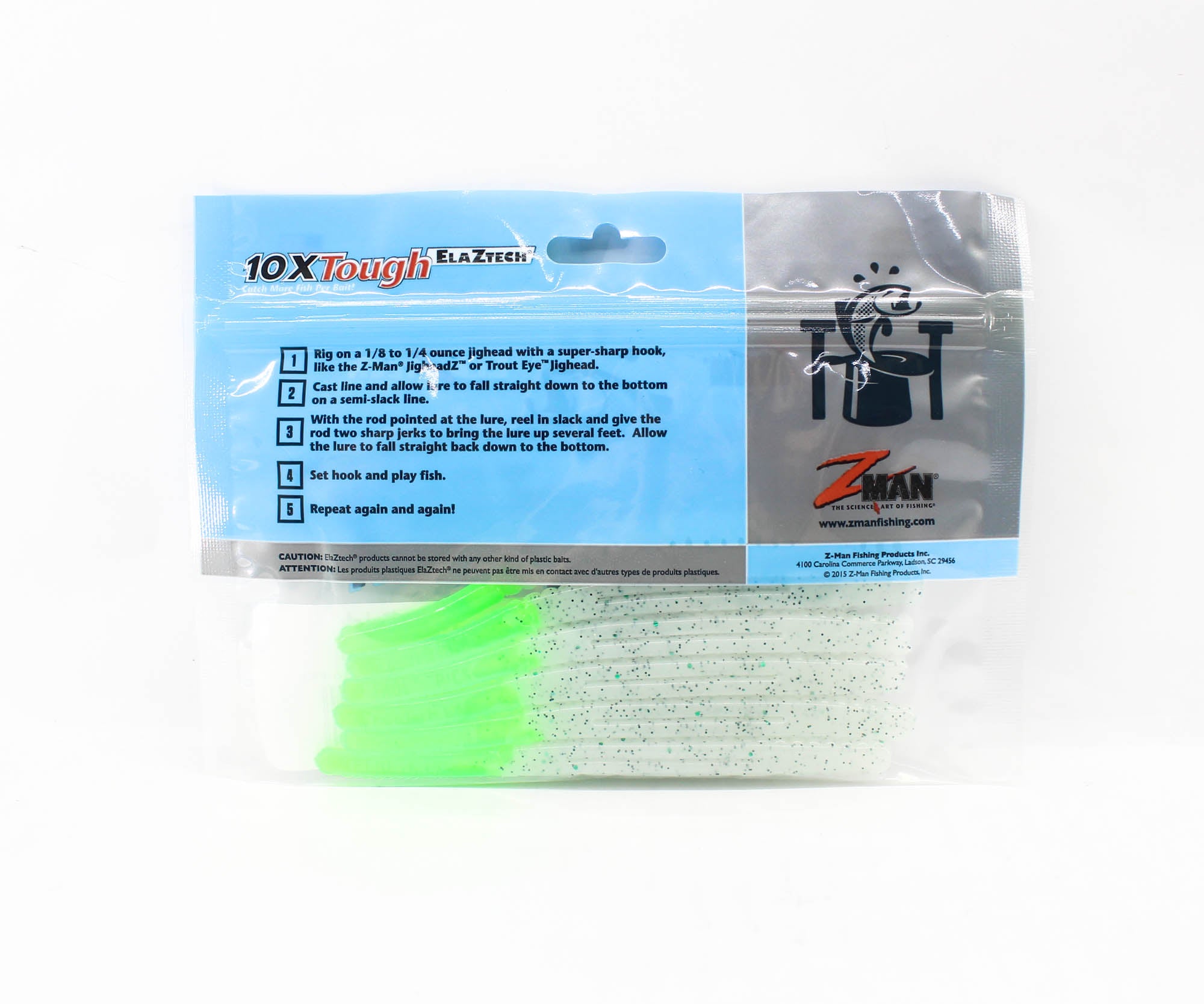 Zman Soft Lure Trout Trick 5 Inch 6/Pack Tater Salad (5254)