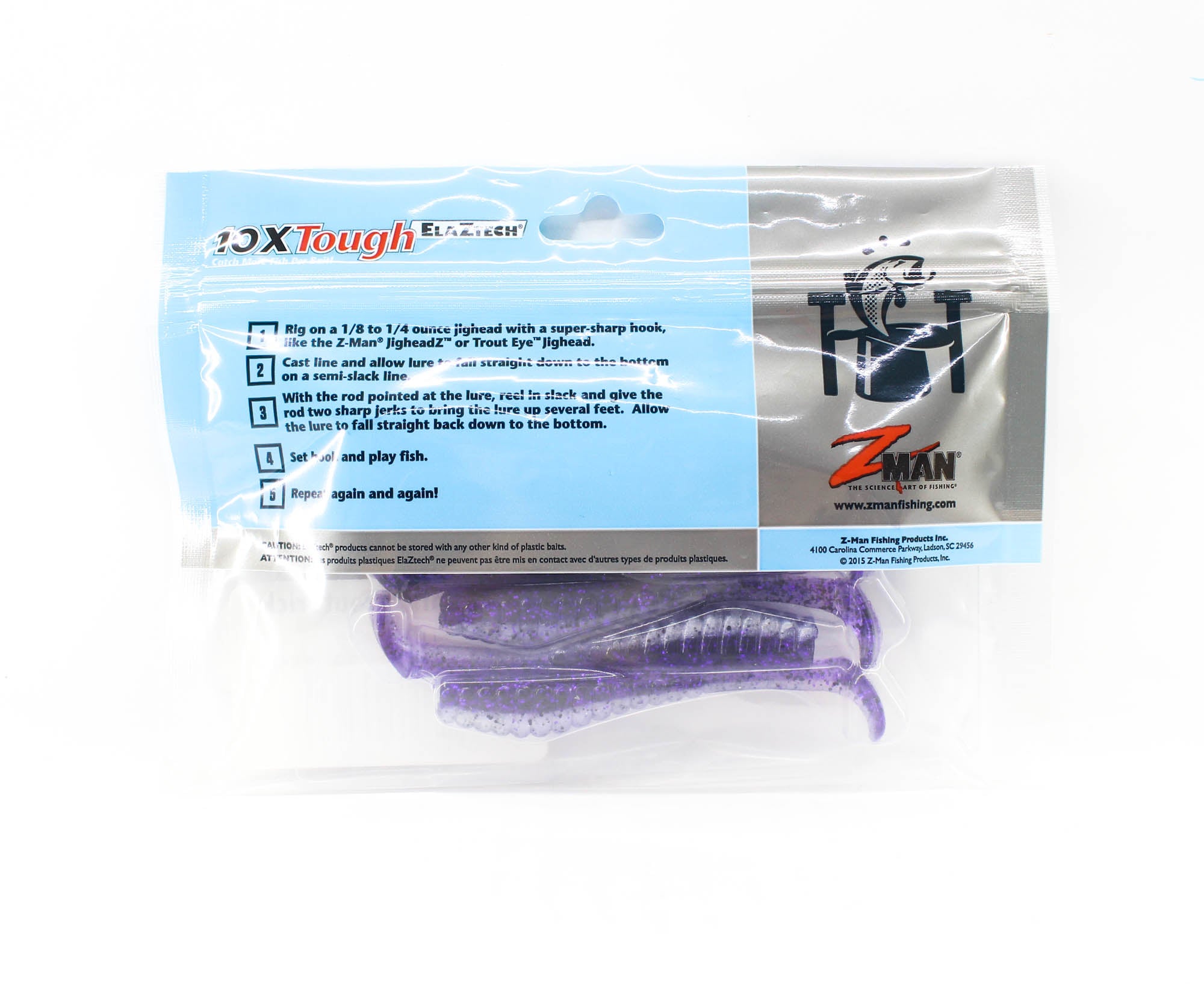 Zman Soft Lure Swimmin Trout Trick 3.5 Inch 6/Pack Troutcicle (5278)