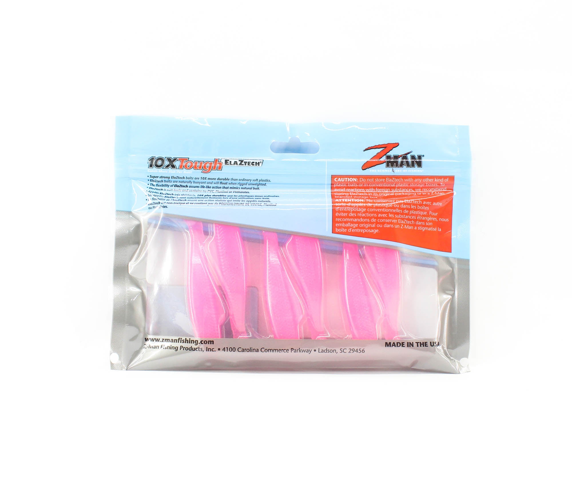 Zman Soft Lure MinnowZ 3 Inch 6/Pack Pink Glow (5407)