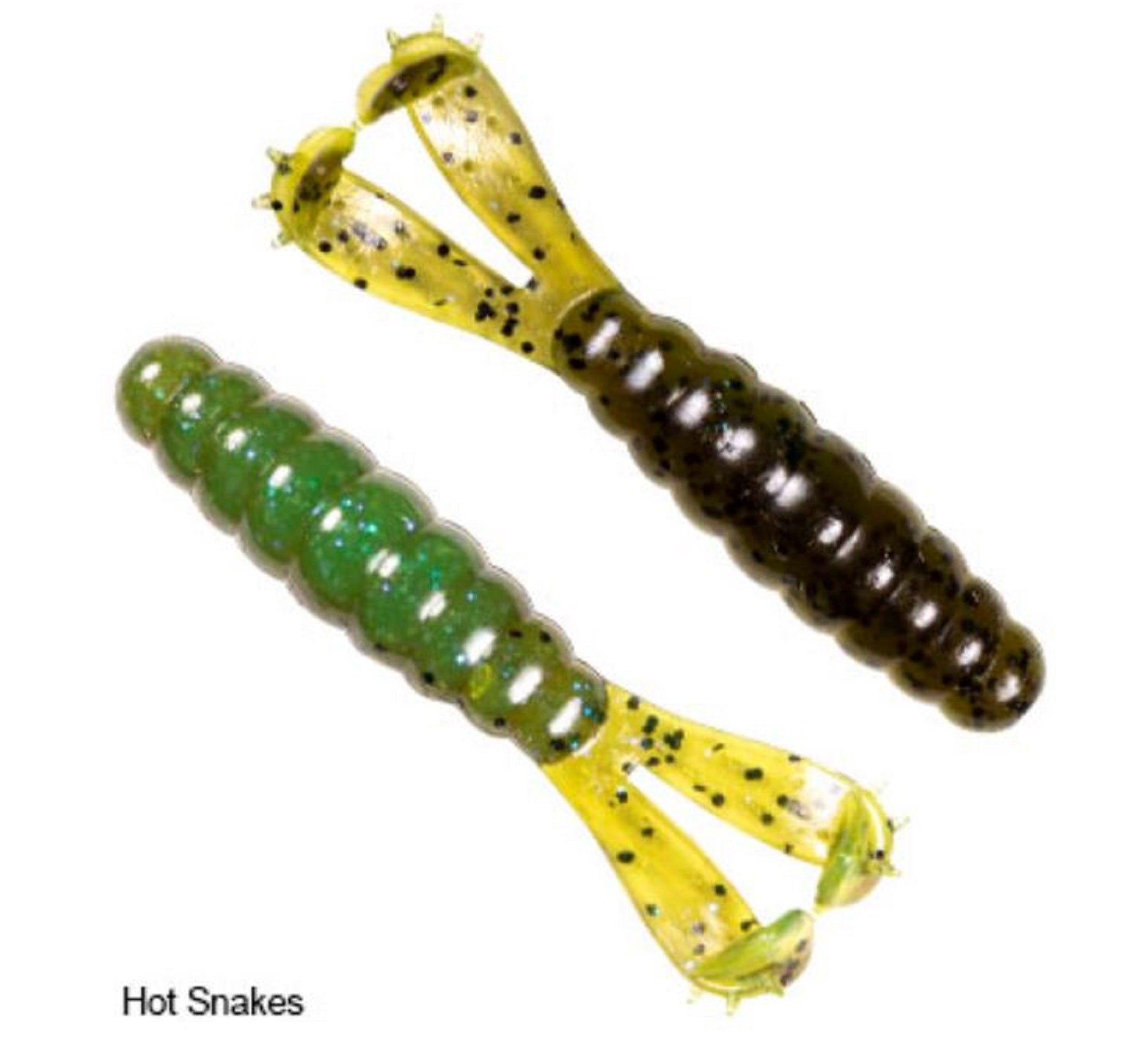 Zman Soft Lure Billy Goat 4.25 Inch 3/Pack Hot Snakes (5438)