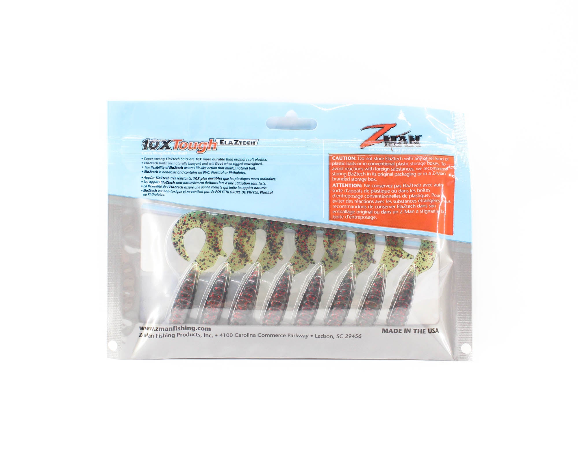 Zman Soft Lure GrubZ 2.5 Inch 8/Pack Watermelon Red (5612)
