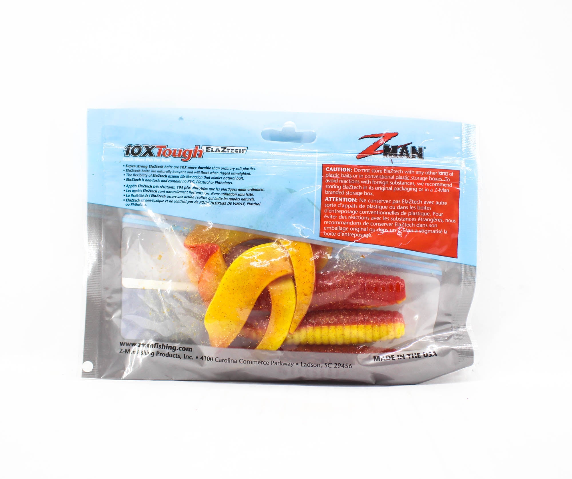 Zman Soft Lure DoormatadorZ 6 Inch 3/Pack Bleeding Banana (5858)