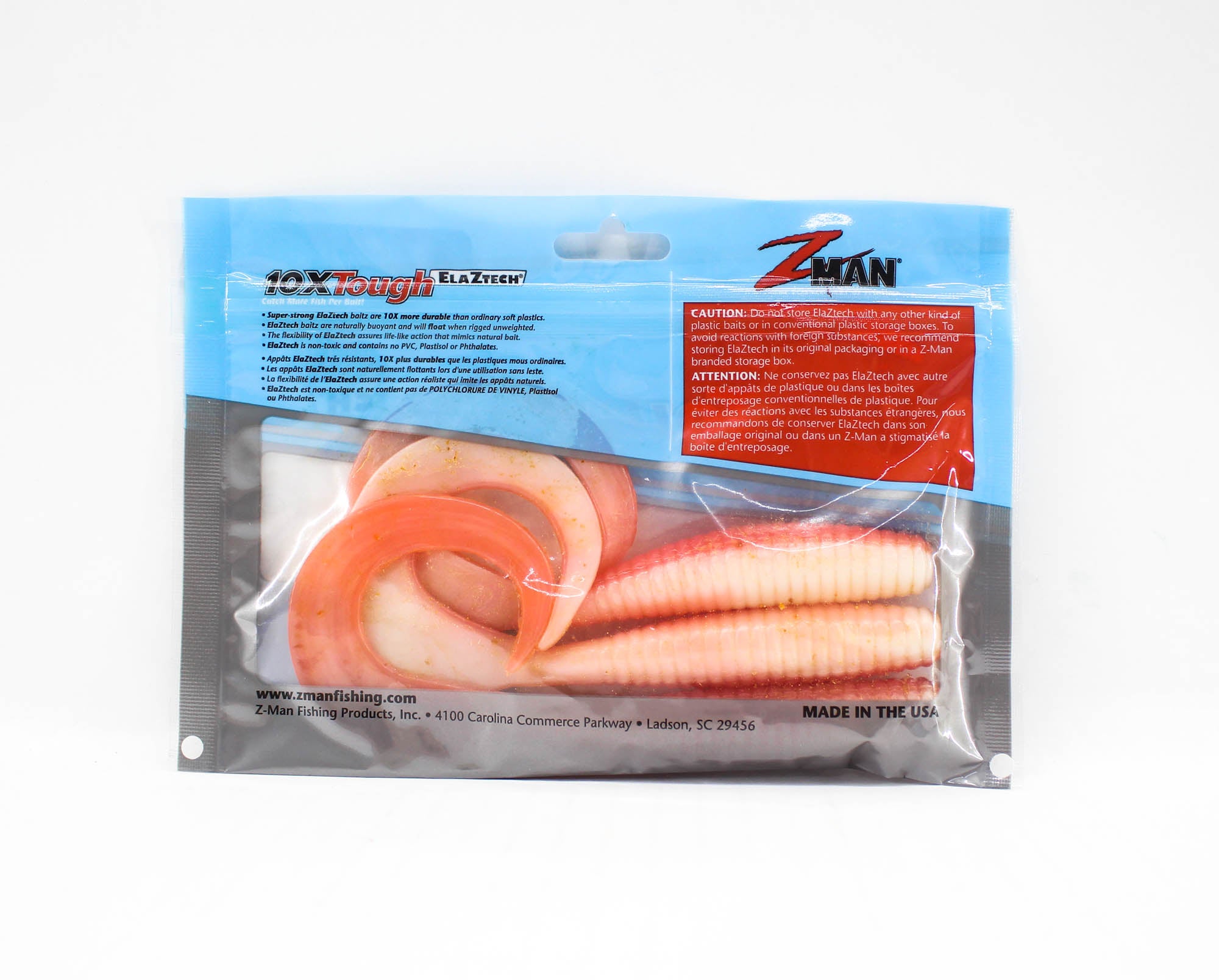 Zman Soft Lure DoormatadorZ 6 Inch 3/Pack Coconut Ice (5865)