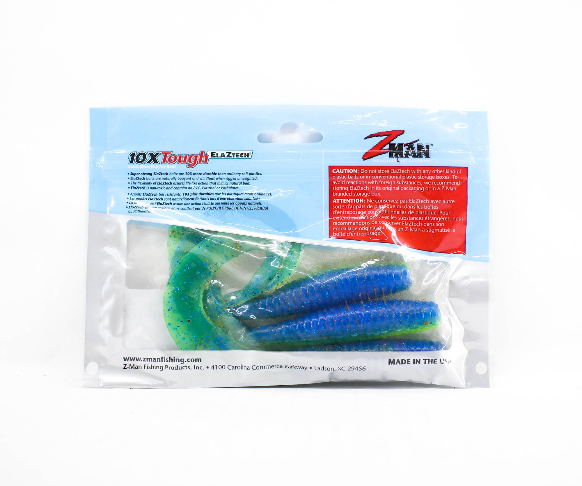 Zman Soft Lure DoormatadorZ 6 Inch 3/Pack Fusilier (5896)