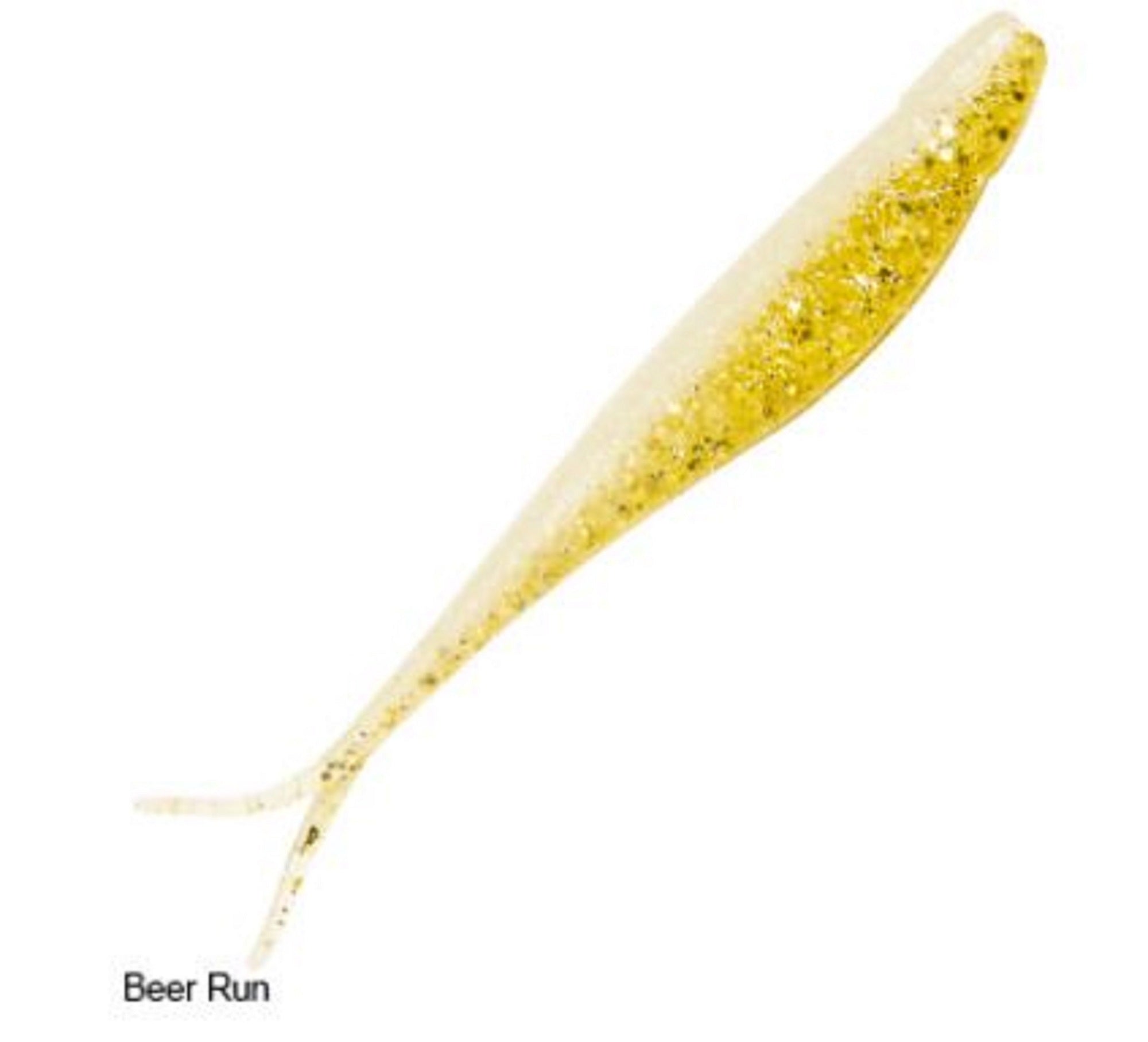 Zman Soft Lure Jerk ShadZ Scented 4 Inch 5/Pack Beer Run (6022)