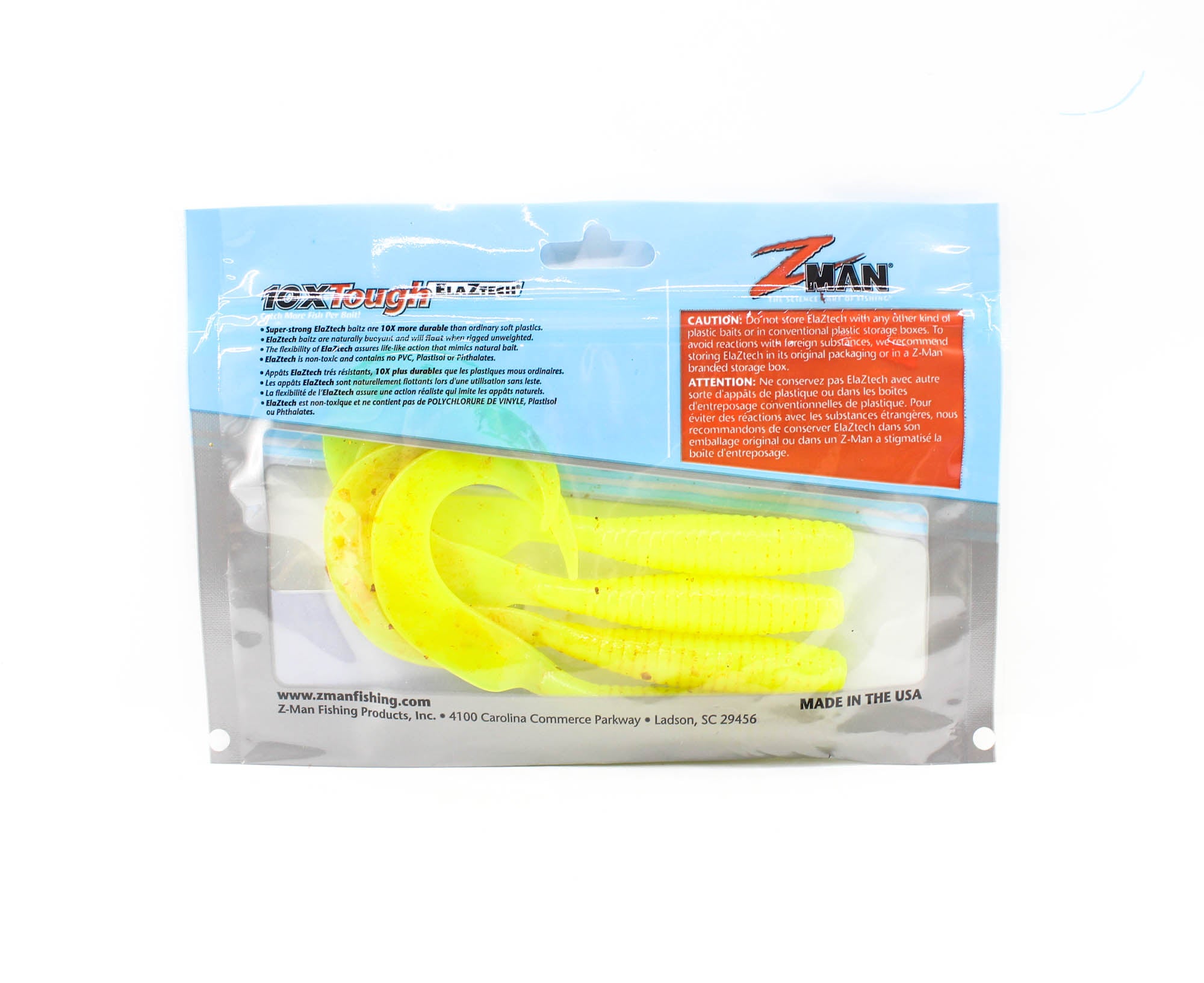 Zman Soft Lure DoormatadorZ 5 Inch 4/Pack Hot Chart (7074)