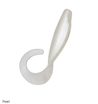 Zman Soft Lure StreakZ Curly 4 Inch 5/Pack Pearl (7111)