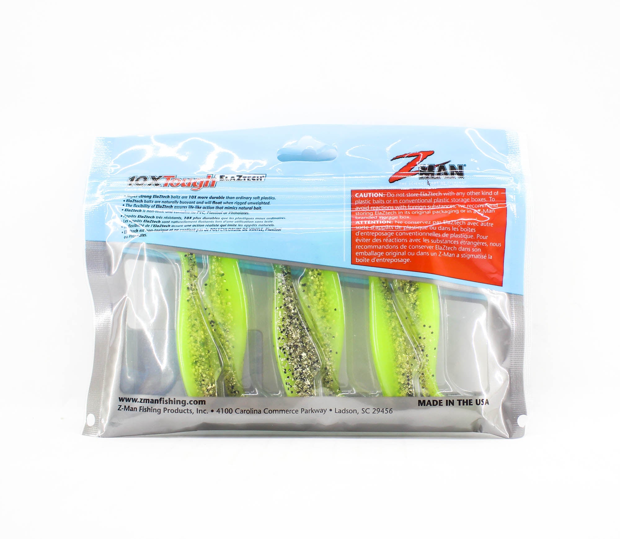 Zman Soft Lure MinnowZ 3 Inch 6/Pack Space Guppy (7487)