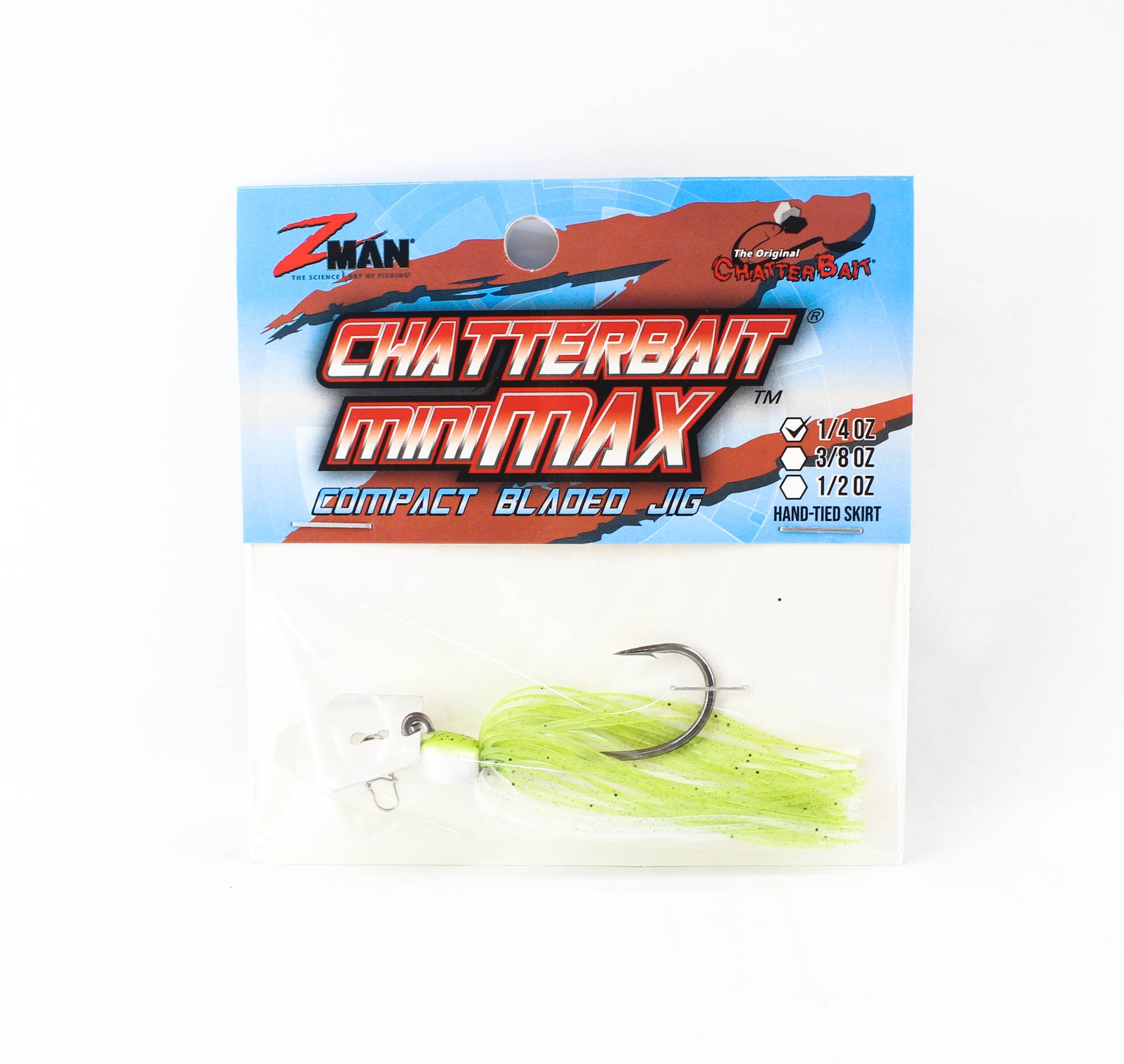 Zman Chatterbait Mini Max Sinking Lure 1/4 Oz Gizzard Shad (7821)