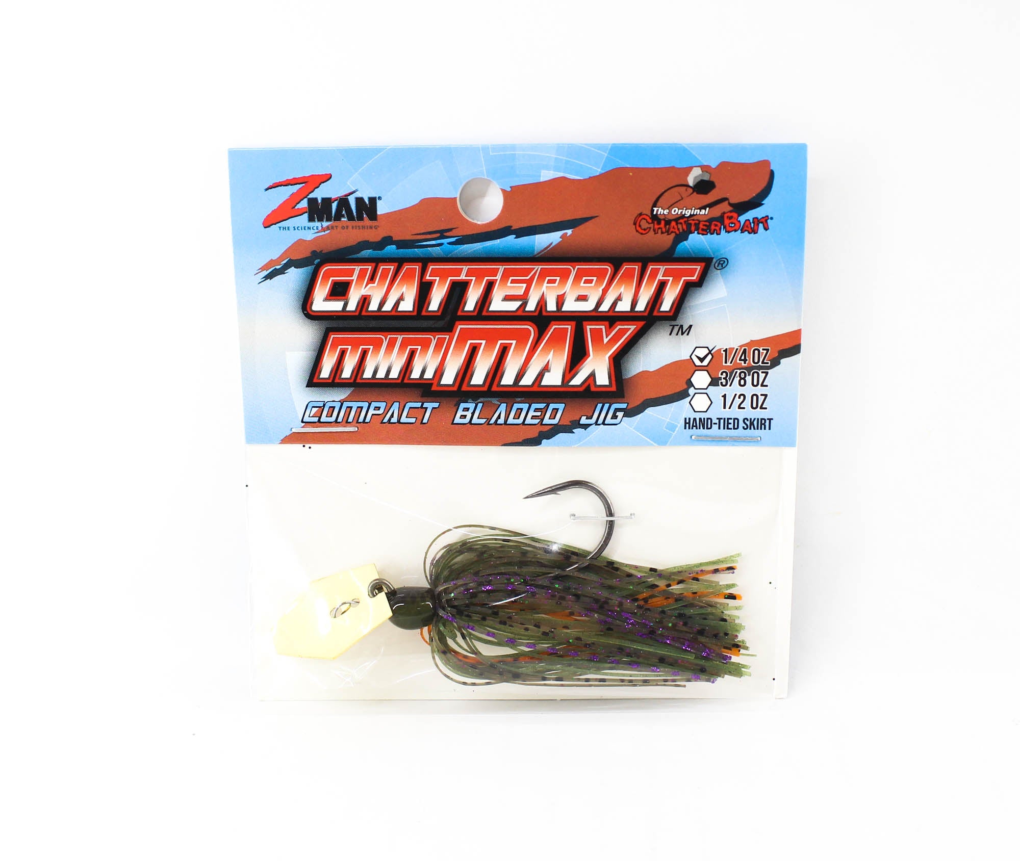 Zman Chatterbait Mini Max Sinking Lure 1/4 Oz Bluegill (7852)