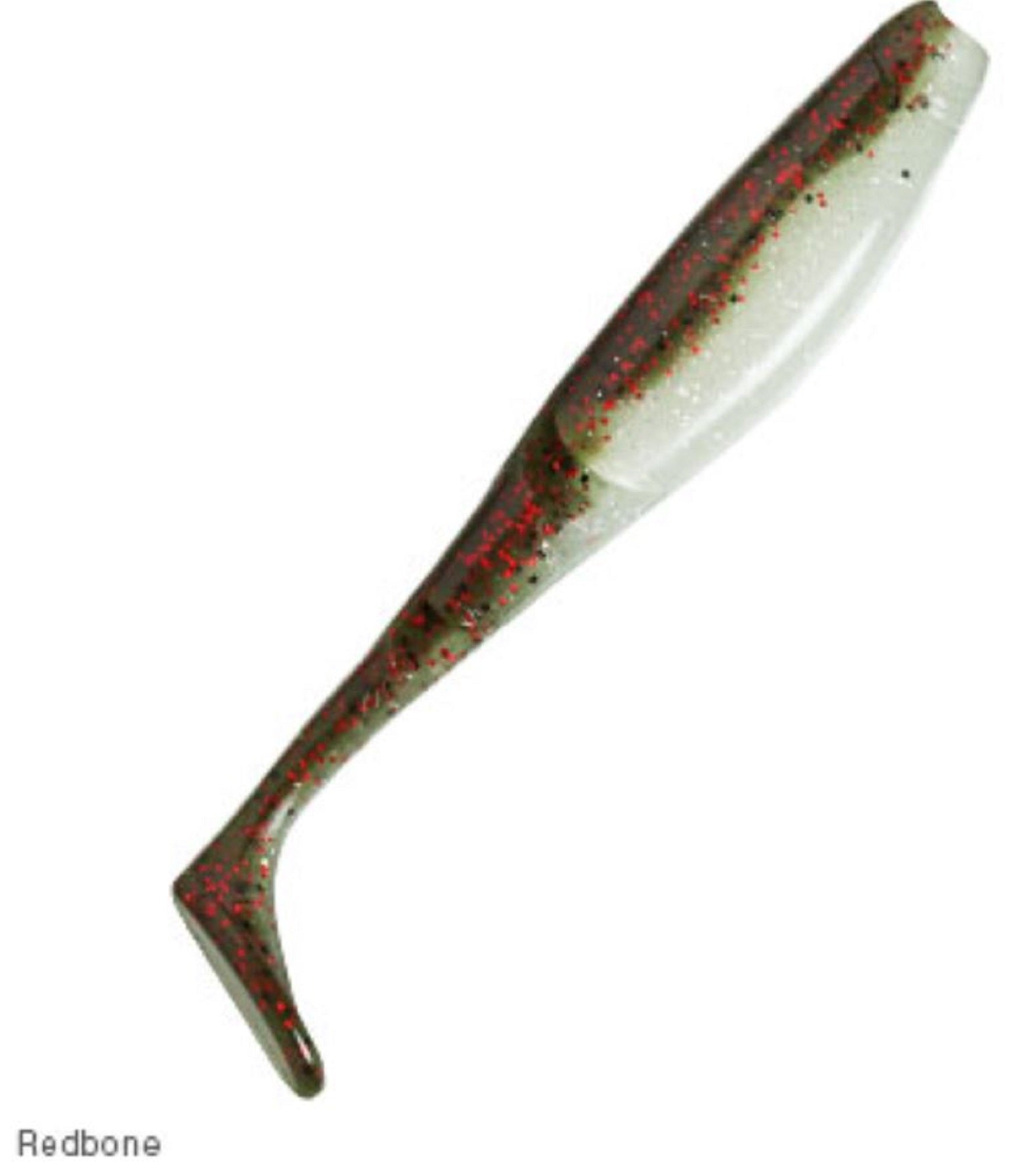 Zman Soft Lure Scented PaddlerZ 4 Inch 5/Pack Red Bone (8200)
