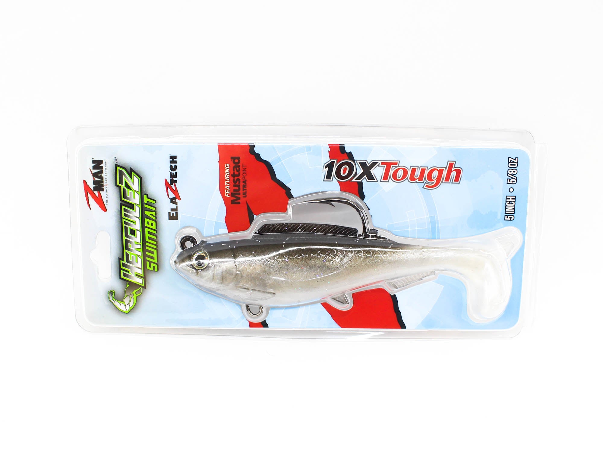 Zman Soft Lure Herculez Swimbait 5 Inch Mulletron (8286)