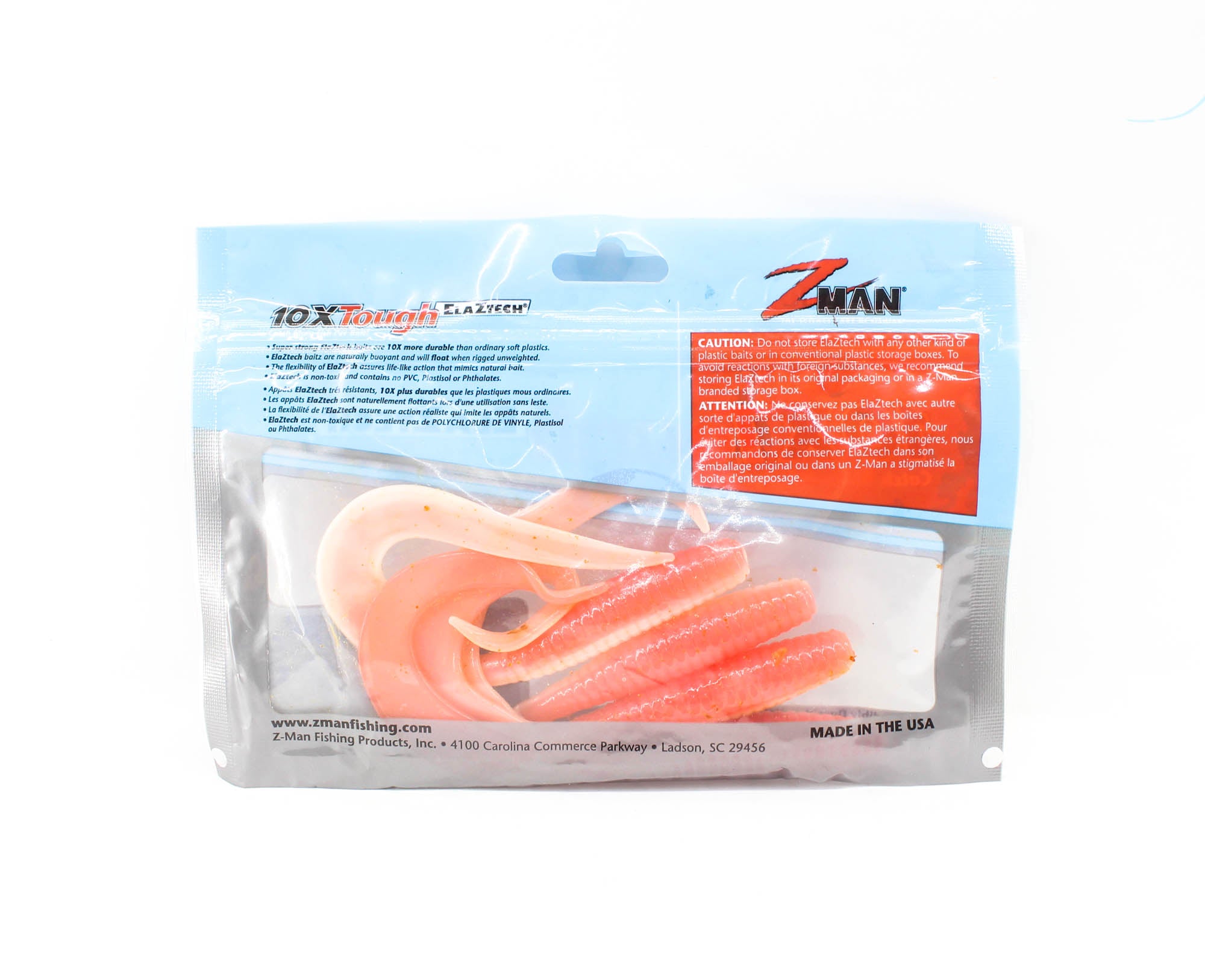 Zman Soft Lure DoormatadorZ 5 Inch 4/Pack Coconut Ice (8620)