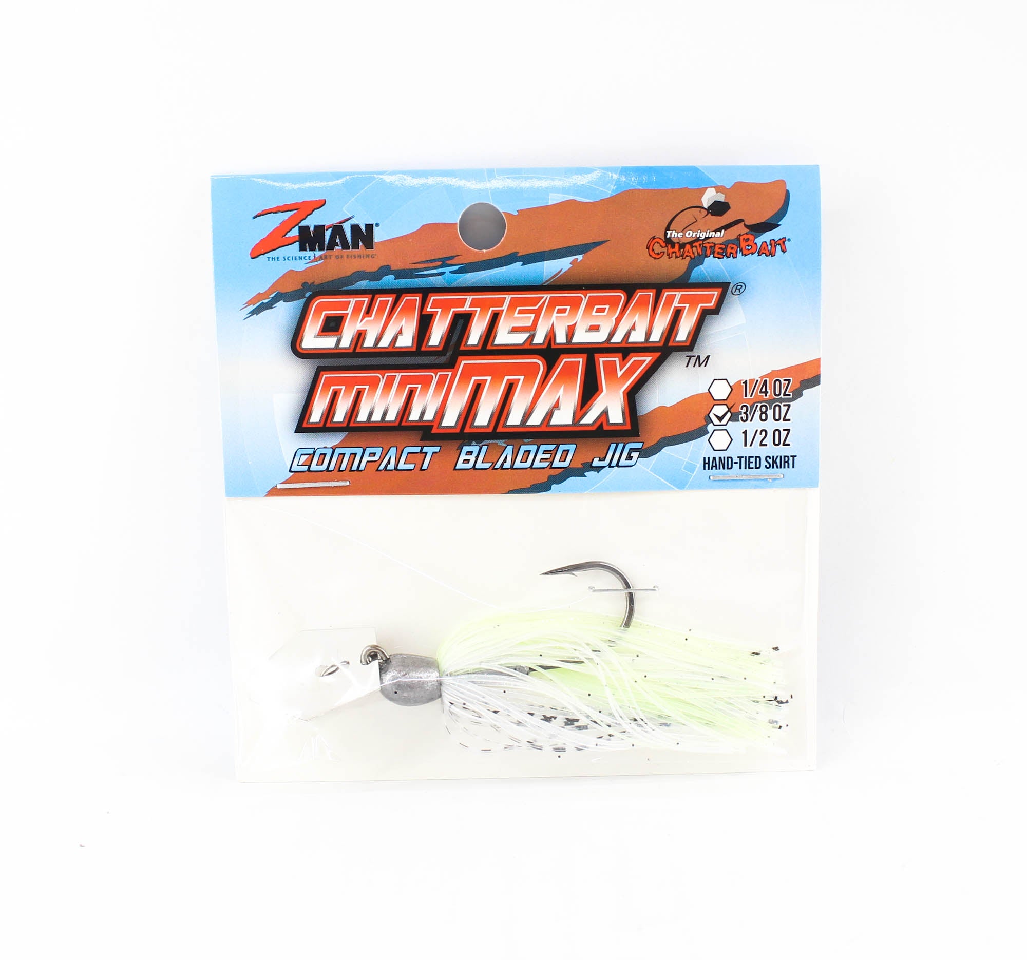 Zman Chatterbait Mini Max Sinking Lure 3/8 Oz Spot Remover (8903)