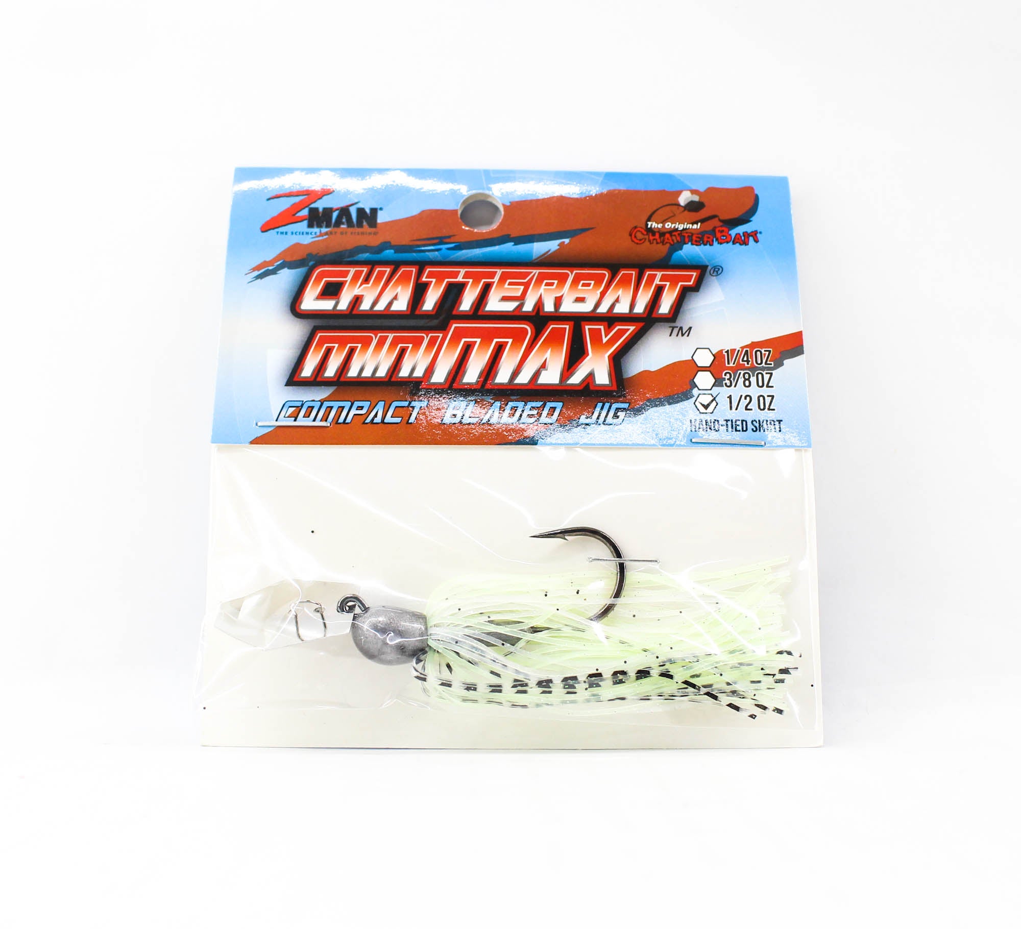Zman Chatterbait Mini Max Sinking Lure 1/2 Oz Spot Remover (9368)