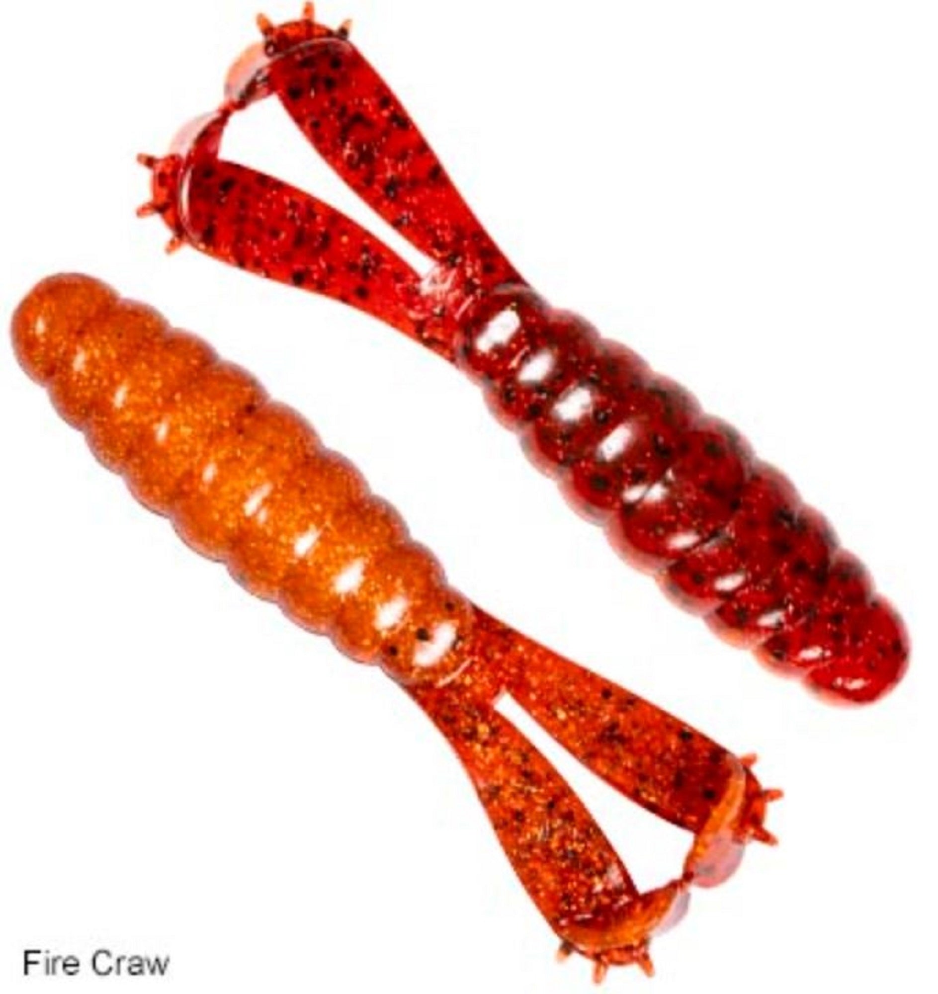 Zman Soft Lure Baby Goat 3 Inch 6/Pack Fire Craw (9436)