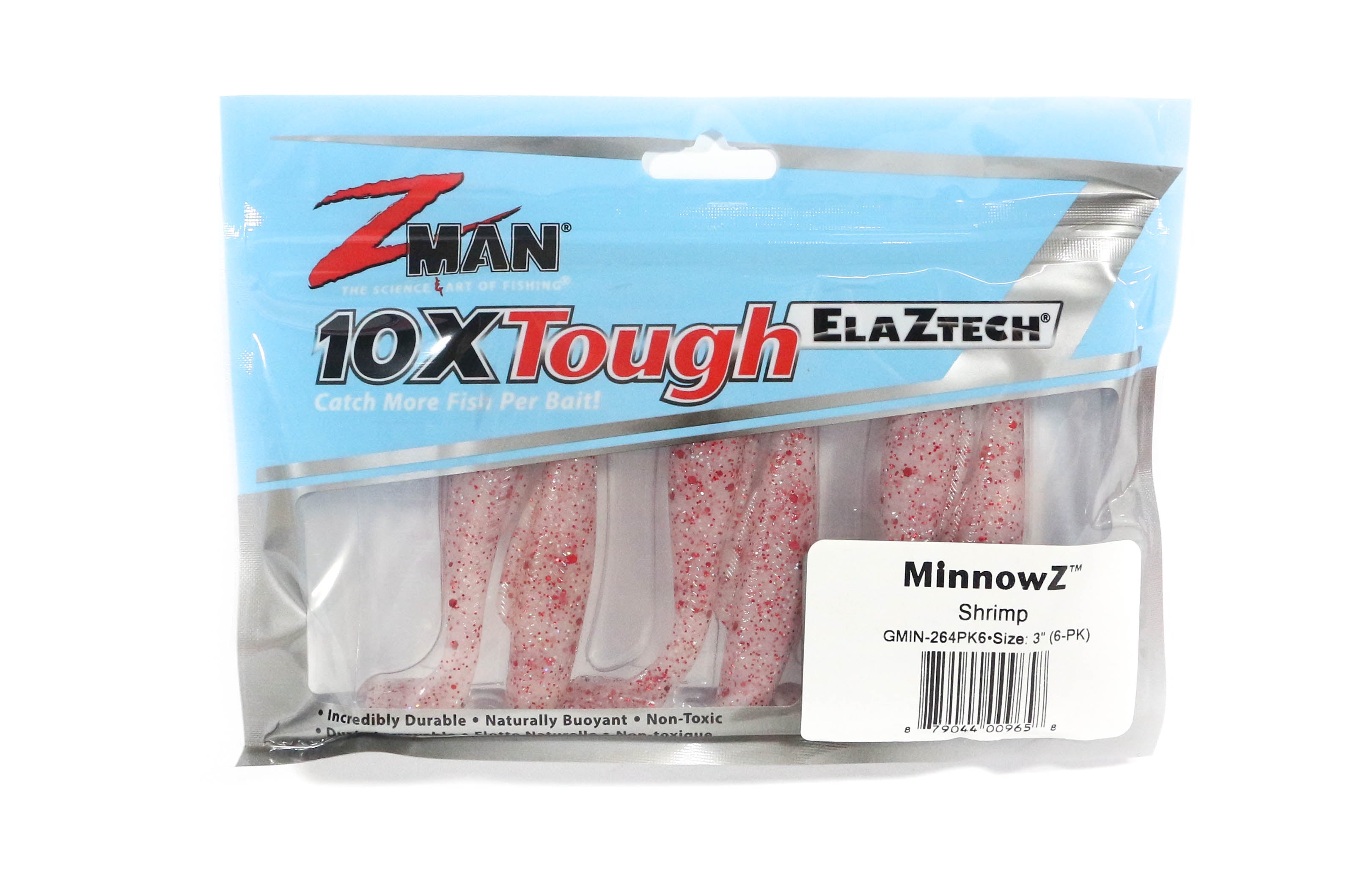 Zman Soft Lure MinnowZ 3 Inch 6/Pack Shrimp (9658)