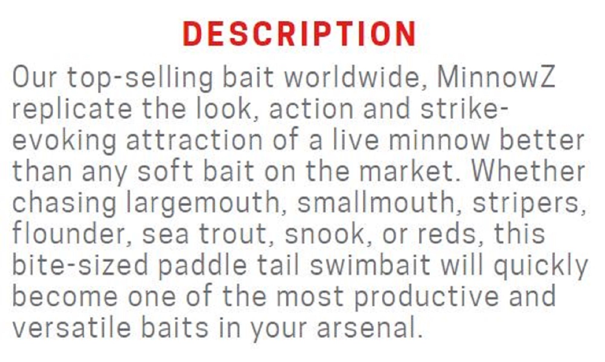 Zman Soft Lure MinnowZ 3 Inch 6/Pack Pearl Blue Glimmer (9771)