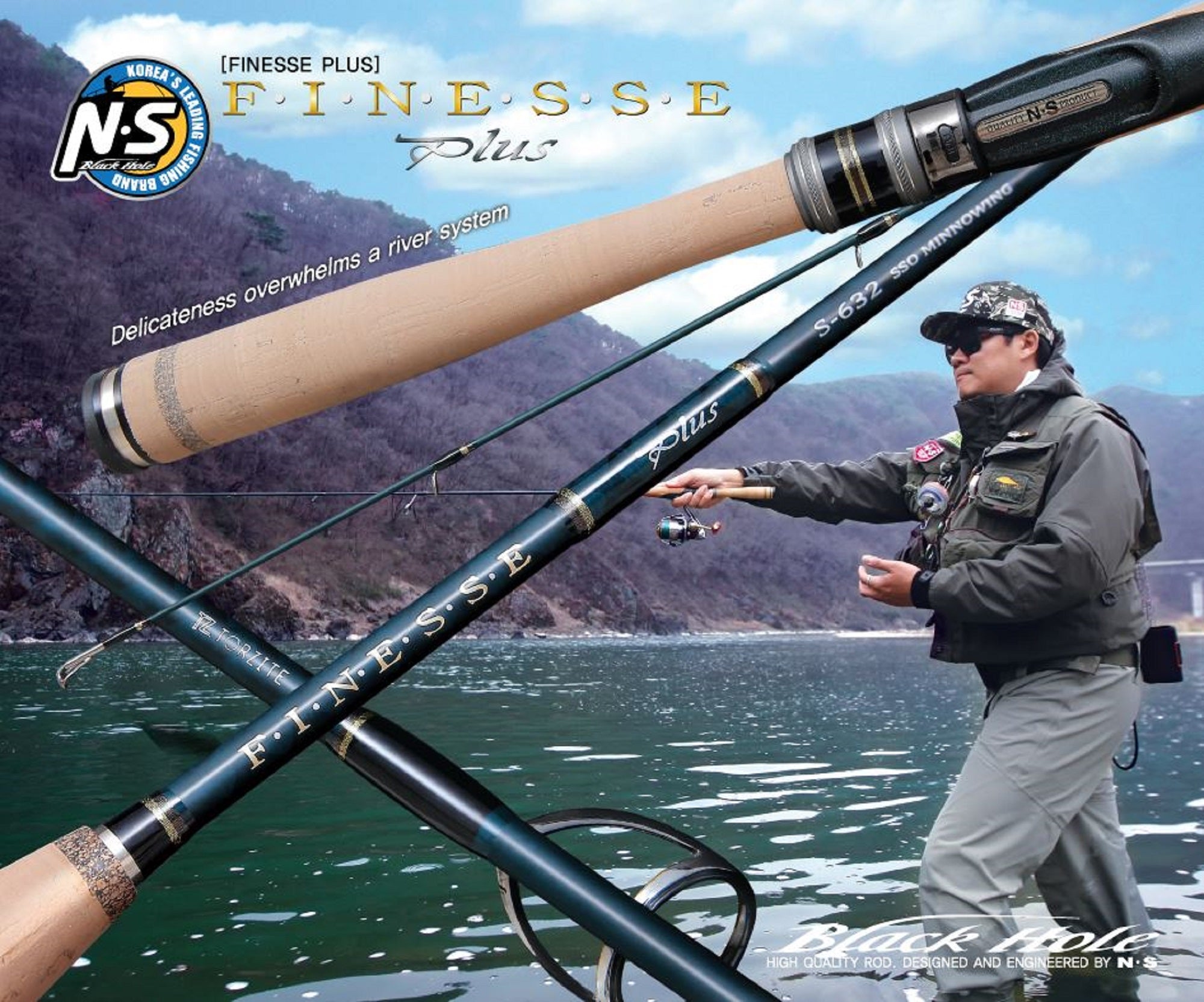 NS Black Hole Rod Spinning Finesse Plus S-672L (7895)