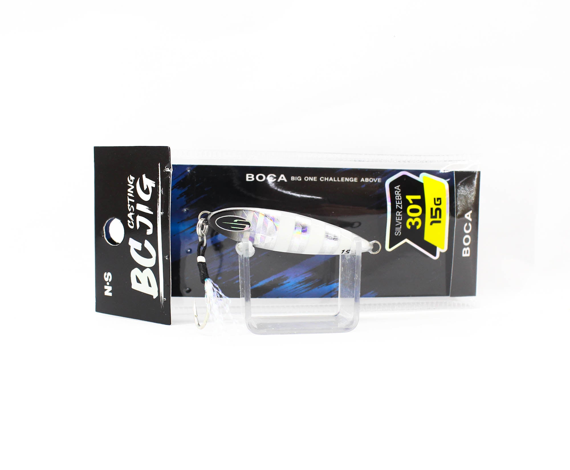 NS Black Hole Metal Jig Boca 15 grams 301 Silver Zebra (6967)
