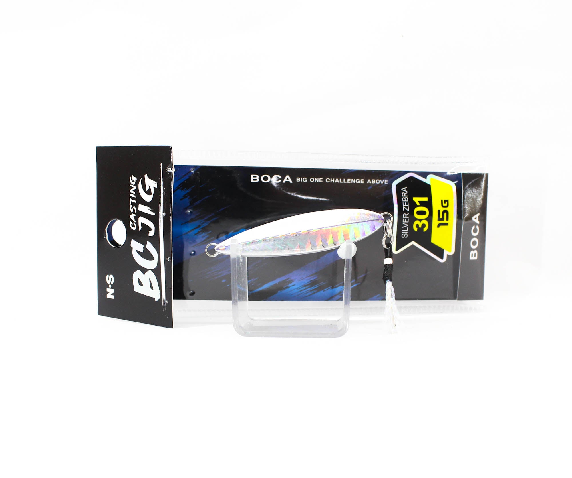 NS Black Hole Metal Jig Boca 15 grams 301 Silver Zebra (6967)