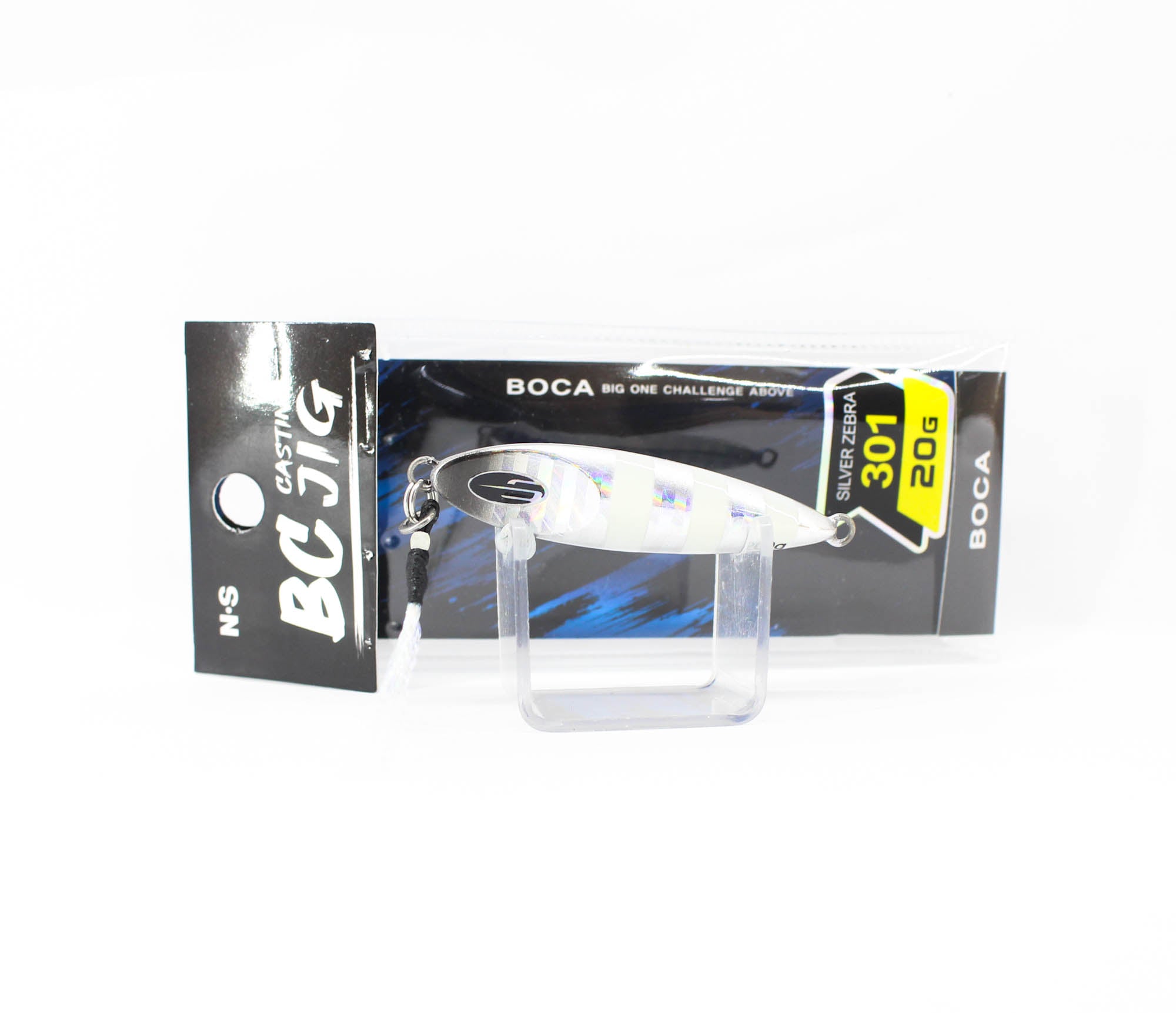 NS Black Hole Metal Jig Boca 20 grams 301 Silver Zebra (7025)