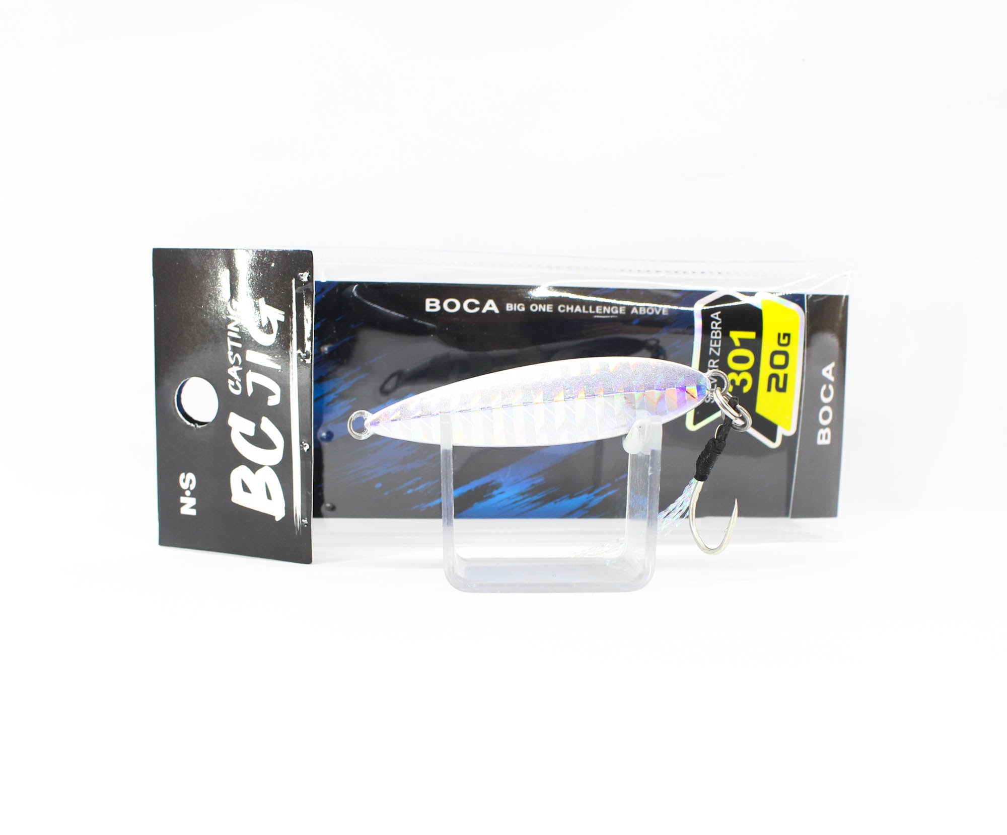 NS Black Hole Metal Jig Boca 20 grams 301 Silver Zebra (7025)