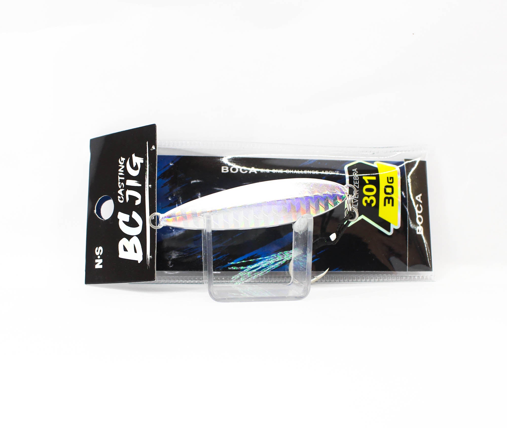 NS Black Hole Metal Jig Boca 30 grams 301 Silver Zebra (7087)