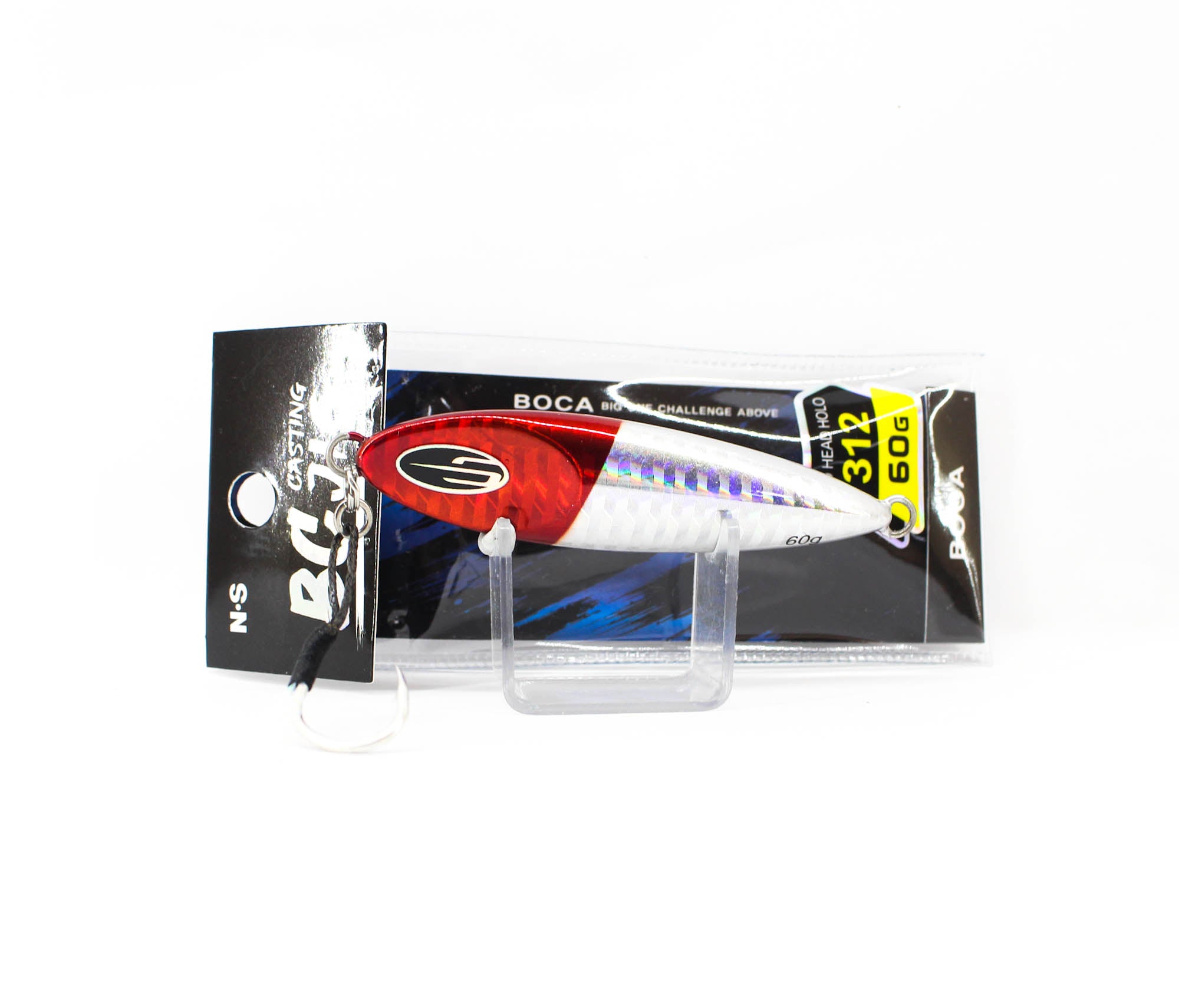 NS Black Hole Metal Jig Boca 60 grams 312 Redhead Holo (7254)