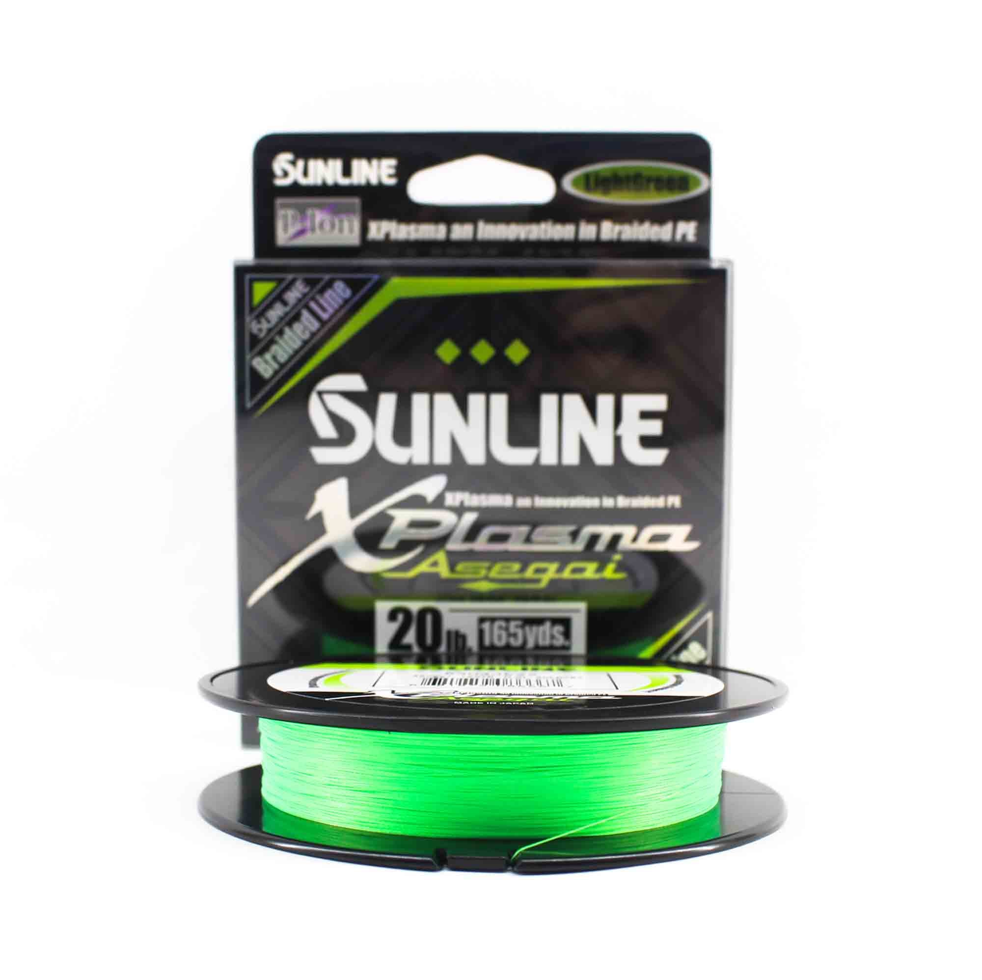 Sunline P.E Line Asegai Xplasma 165yds P.E 2 20lb Light Green (6667)