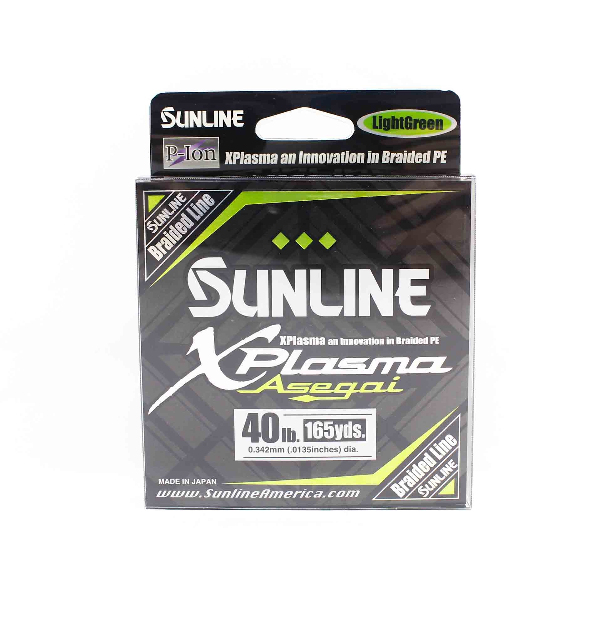Sunline P.E Line Asegai Xplasma 165yds P.E 4 40lb Light Green (6698)