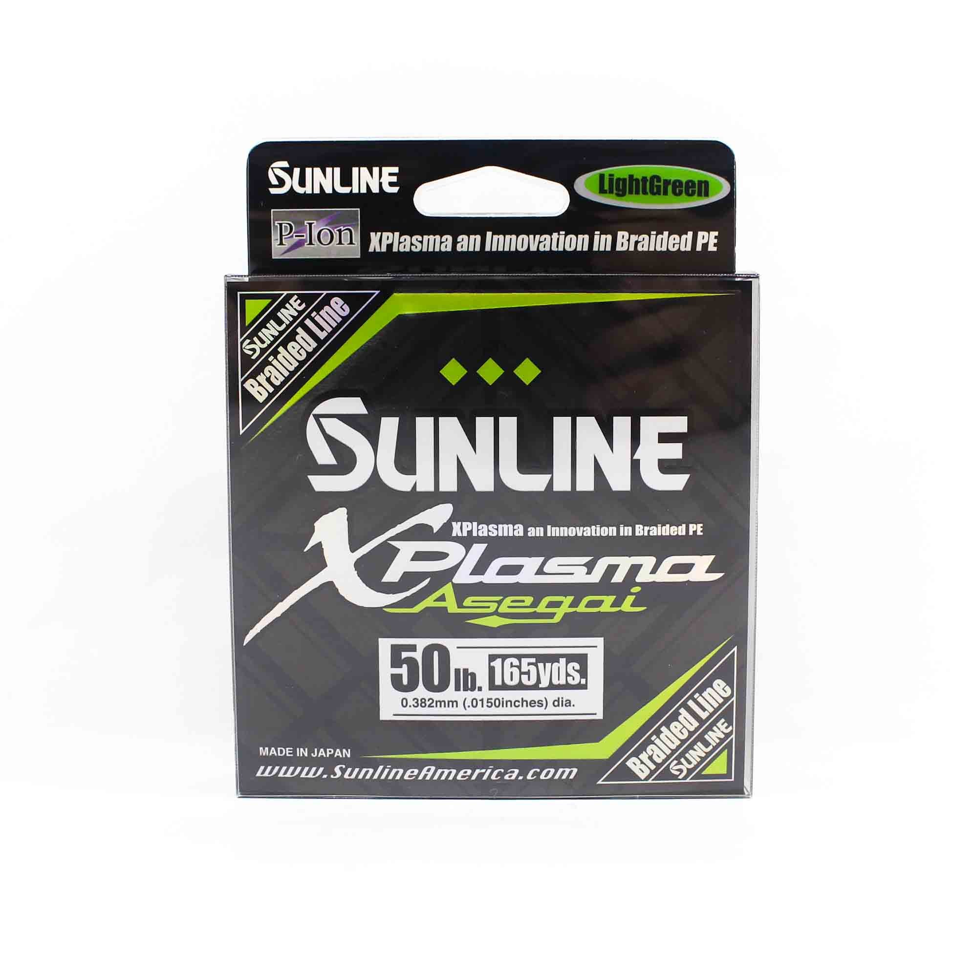 Sunline P.E Line Asegai Xplasma 165yds P.E 5 50lb Light Green (6704)