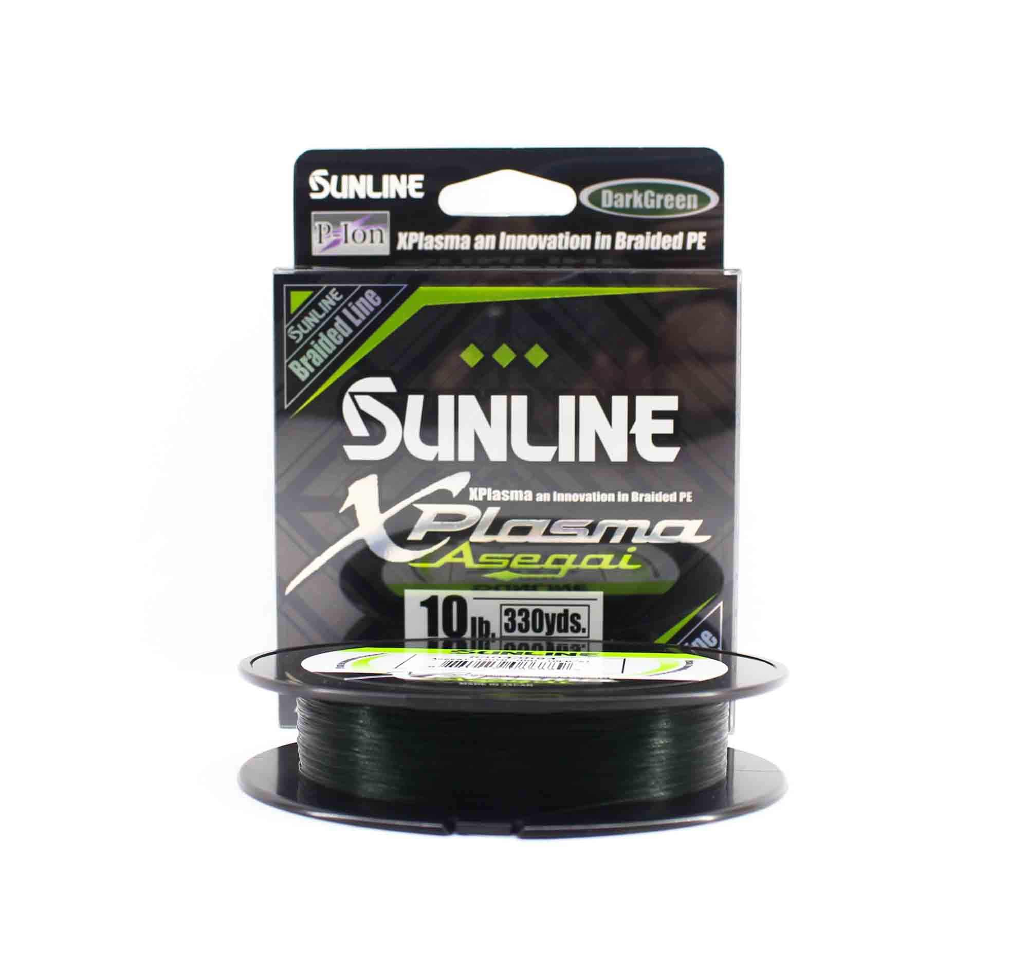 Sunline P.E Line Asegai Xplasma 330yds P.E 1 10lb Dark Green (6889)