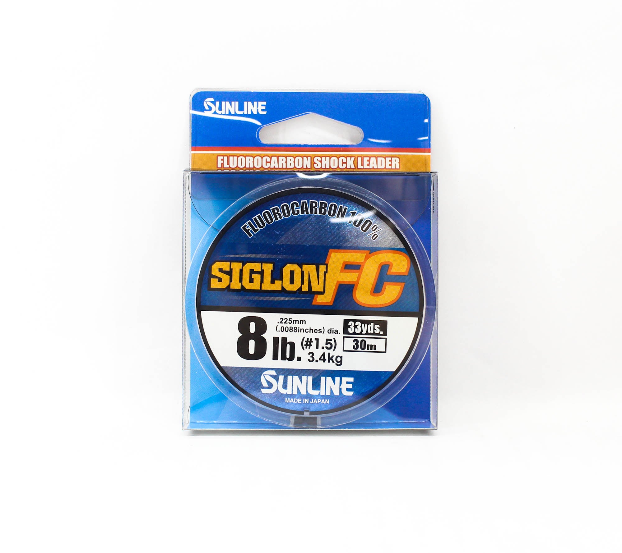 Sunline Fluorocarbon Leader Siglon FC 100% 30m 8lb Diameter 0.225mm (8166)