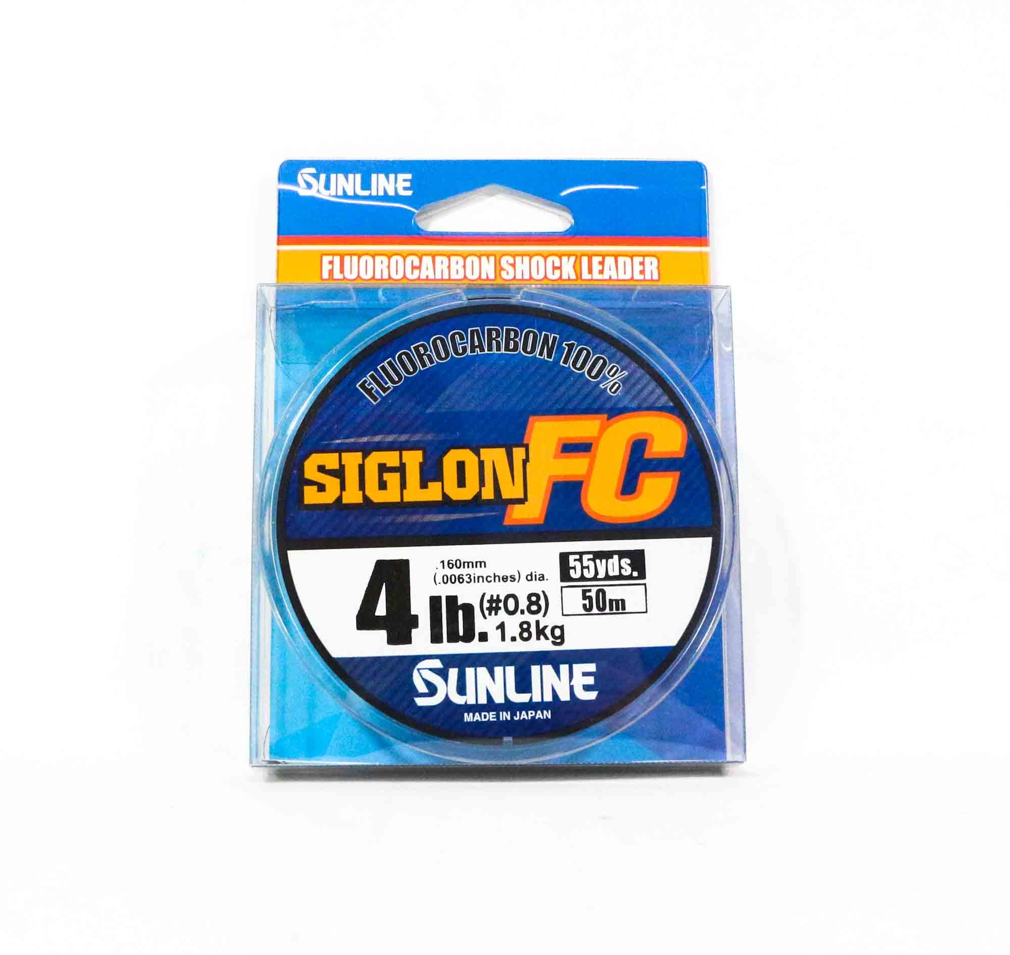 Sunline Fluorocarbon Leader Siglon FC 100% 50m 4lb Diameter 0.16mm (8241)