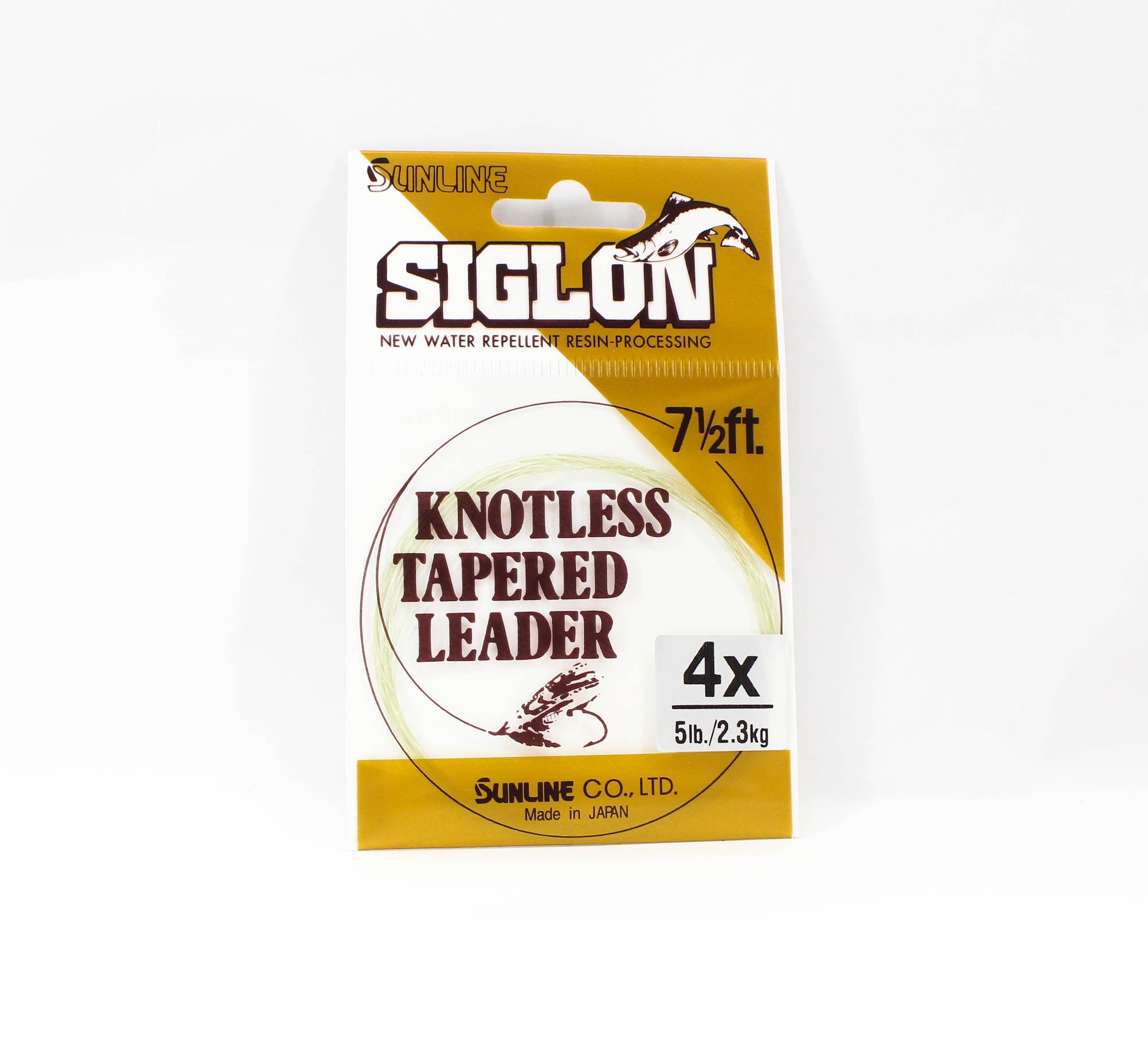 Sunline Tapered Leader Siglon Nylon 7.5 FT 4X (2286)