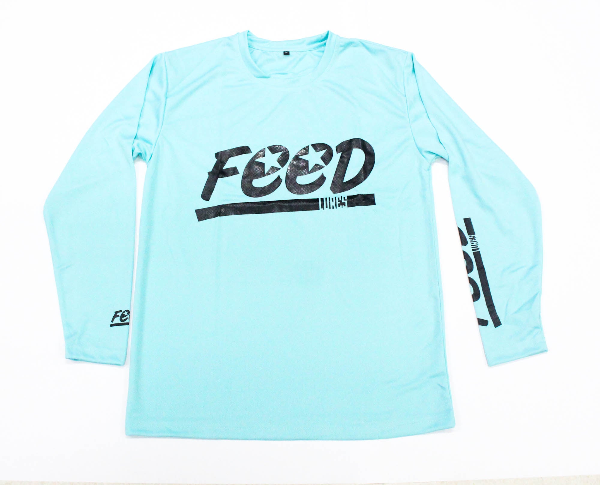 Feed T-Shirt Dry Fit Long Sleeve Size XL Teal (8058)