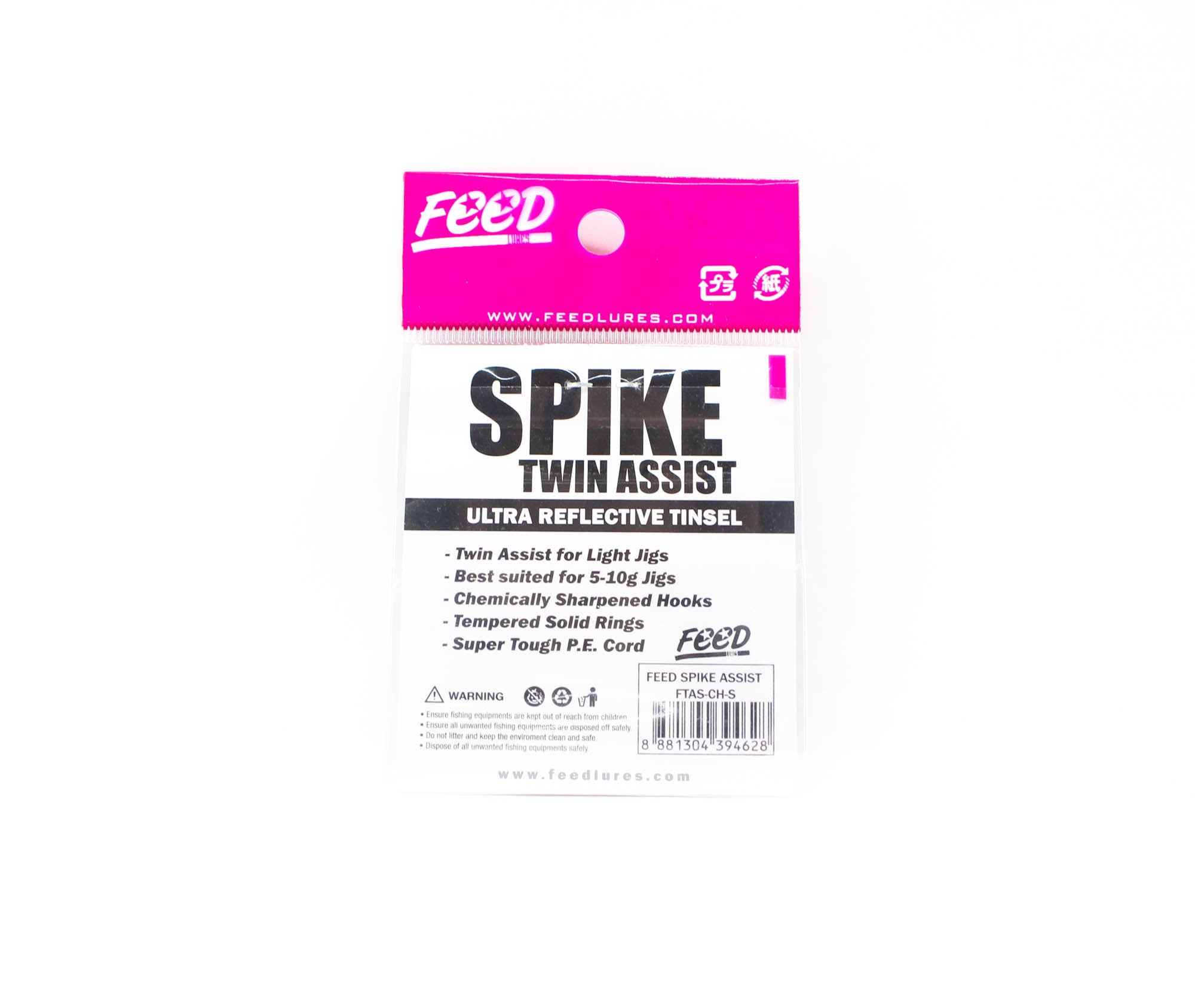Feed FTAS-CH-S Spike Chart Twin Assist Hooks Size S (4628)