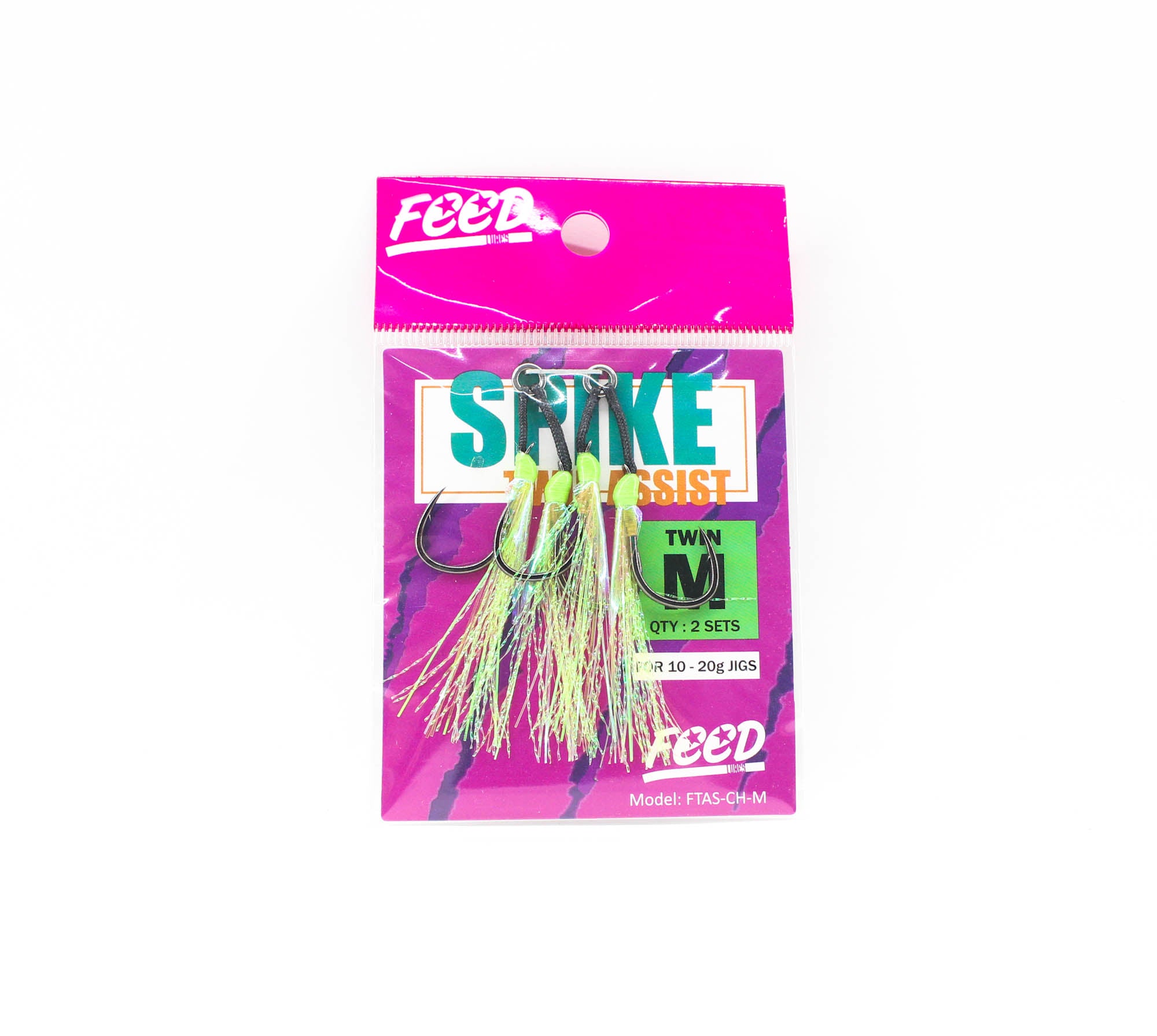 Feed FTAS-CH-M Spike Chart Twin Assist Hooks Size M (4635)