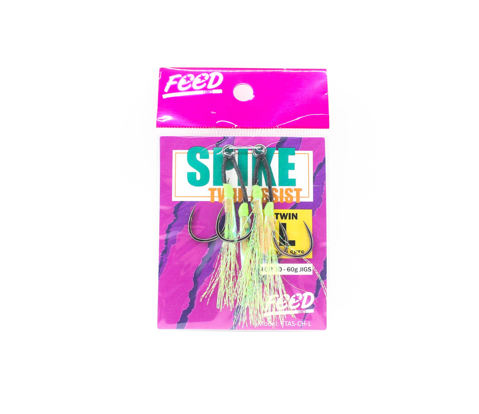 Feed FTAS-CH-L Spike Chart Twin Assist Hooks Size L (4642)