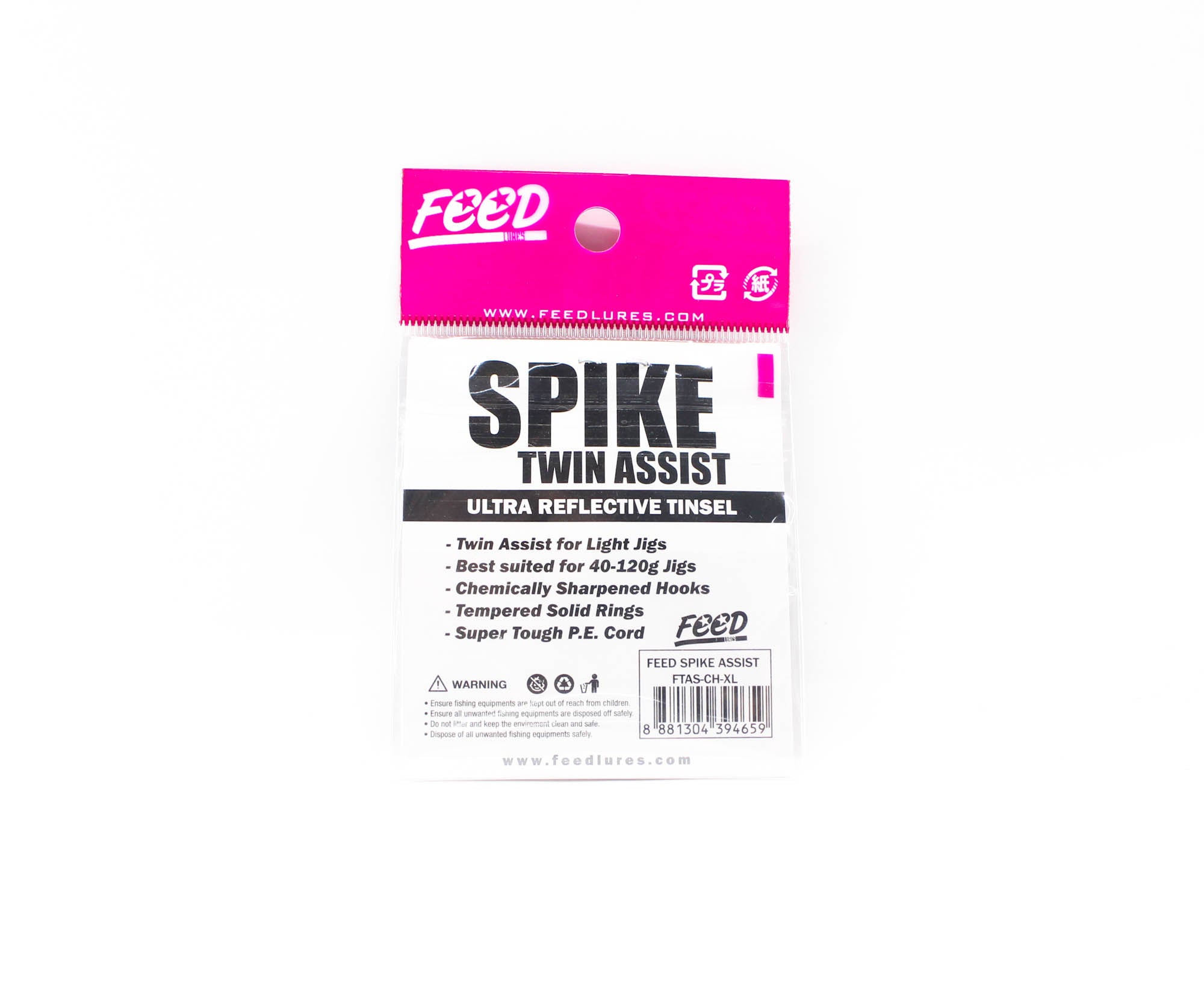 Feed FTAS-CH-XL Spike Chart Twin Assist Hooks Size XL (4659)